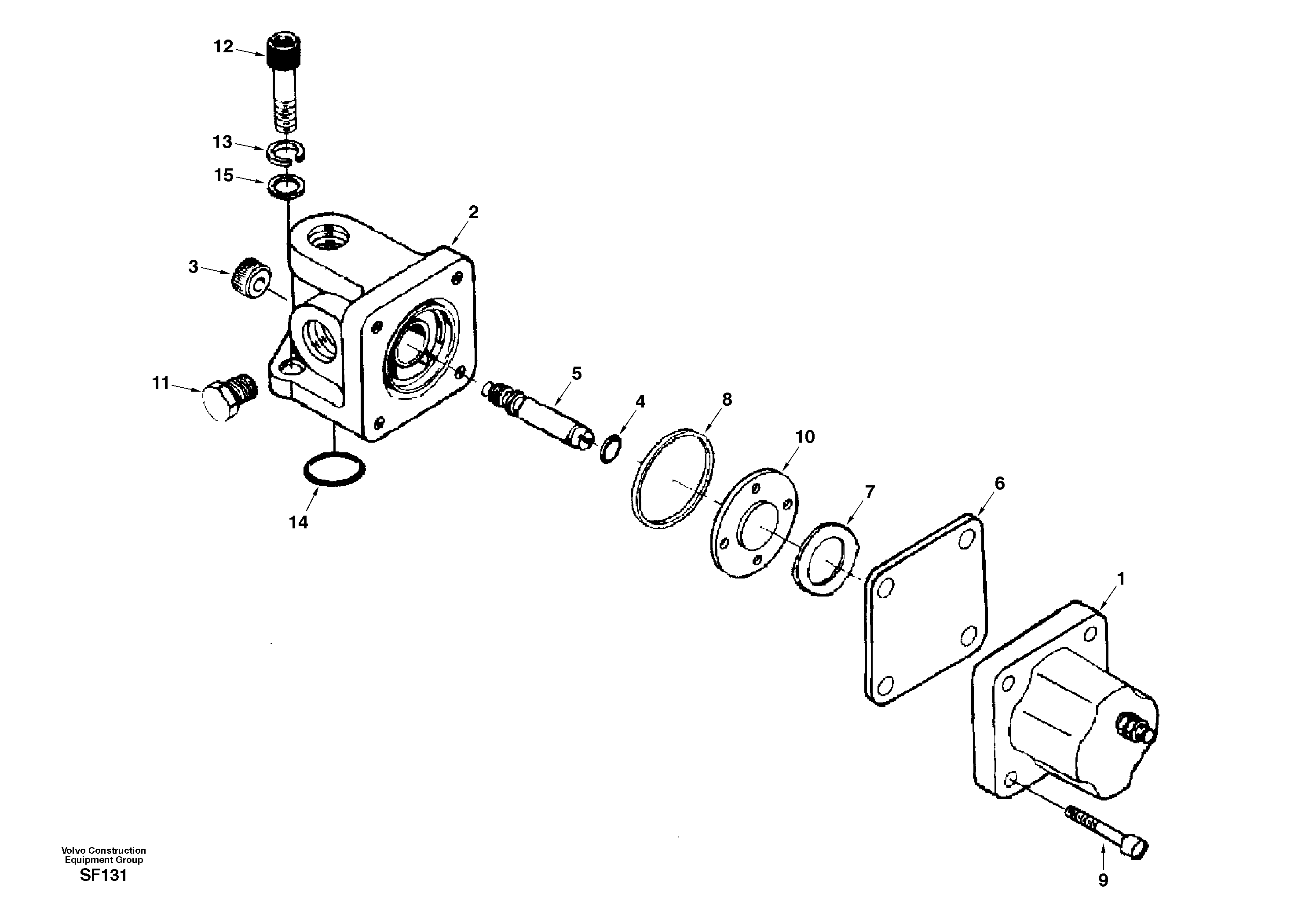 Схема запчастей Volvo EC460 - 27384 Fuel shut-off valve 