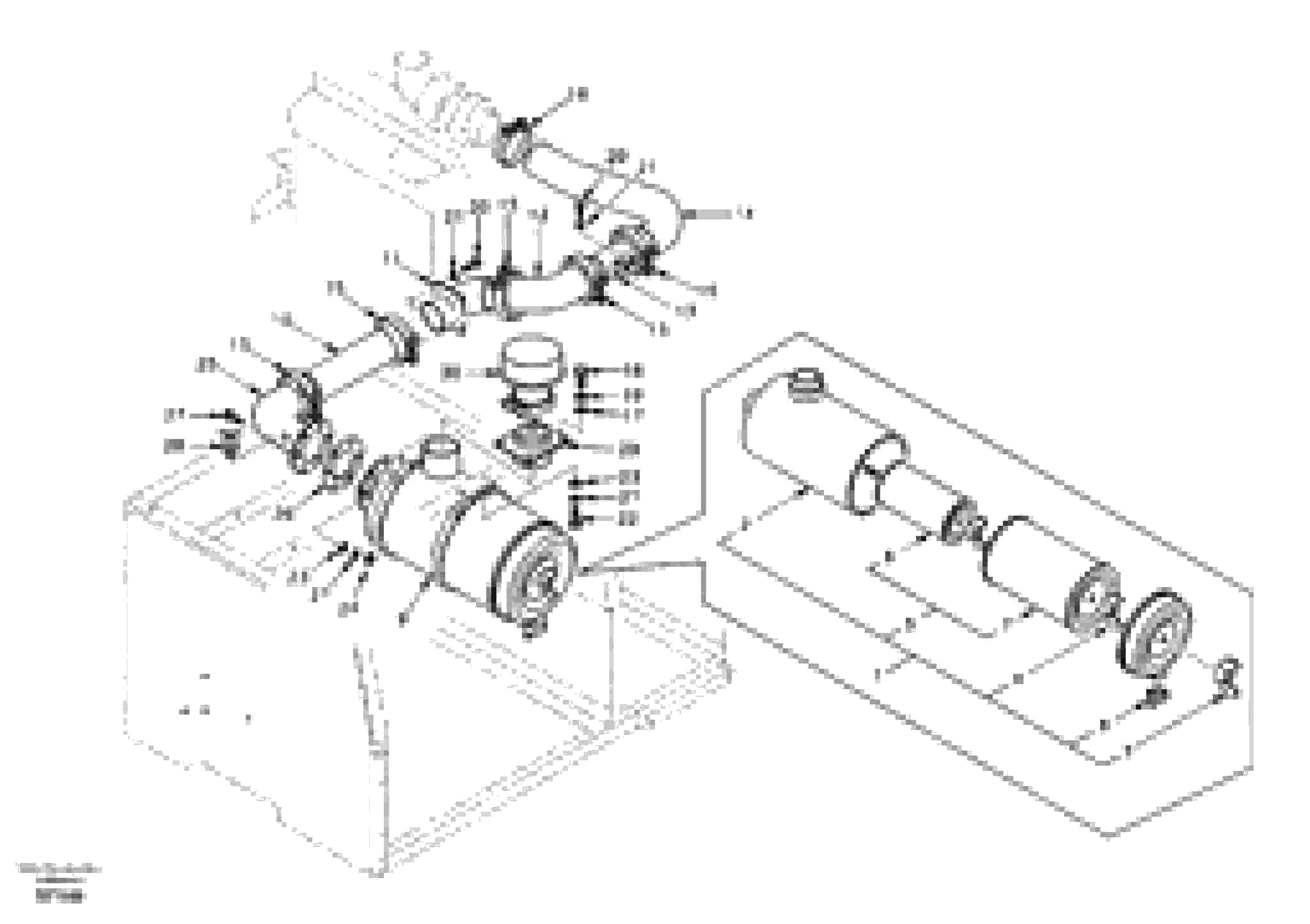 Схема запчастей Volvo EC460 - 33141 Inlet system, pre-cleaner 