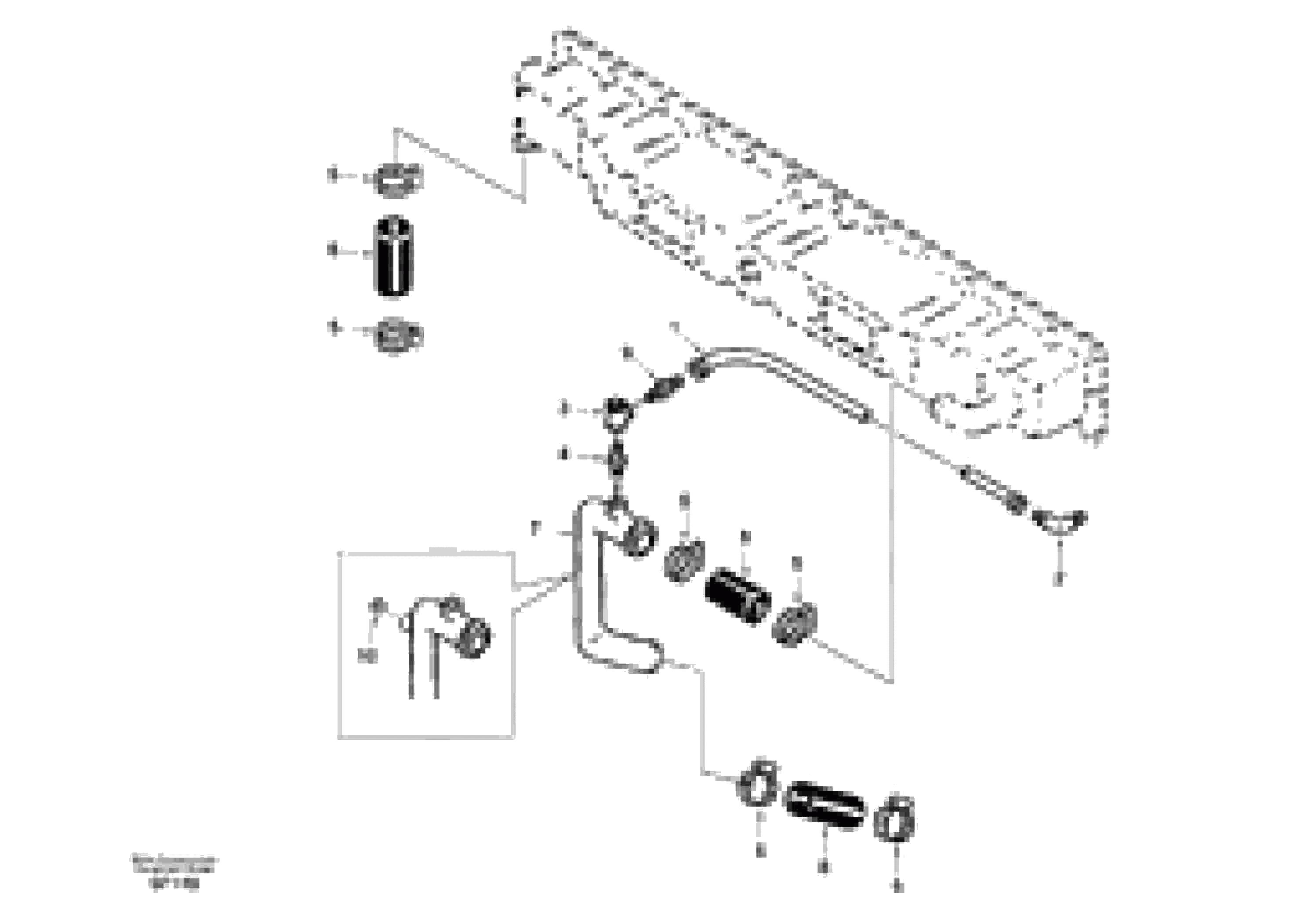 Схема запчастей Volvo EC460 - 30031 Charge air cooler, plumbing 