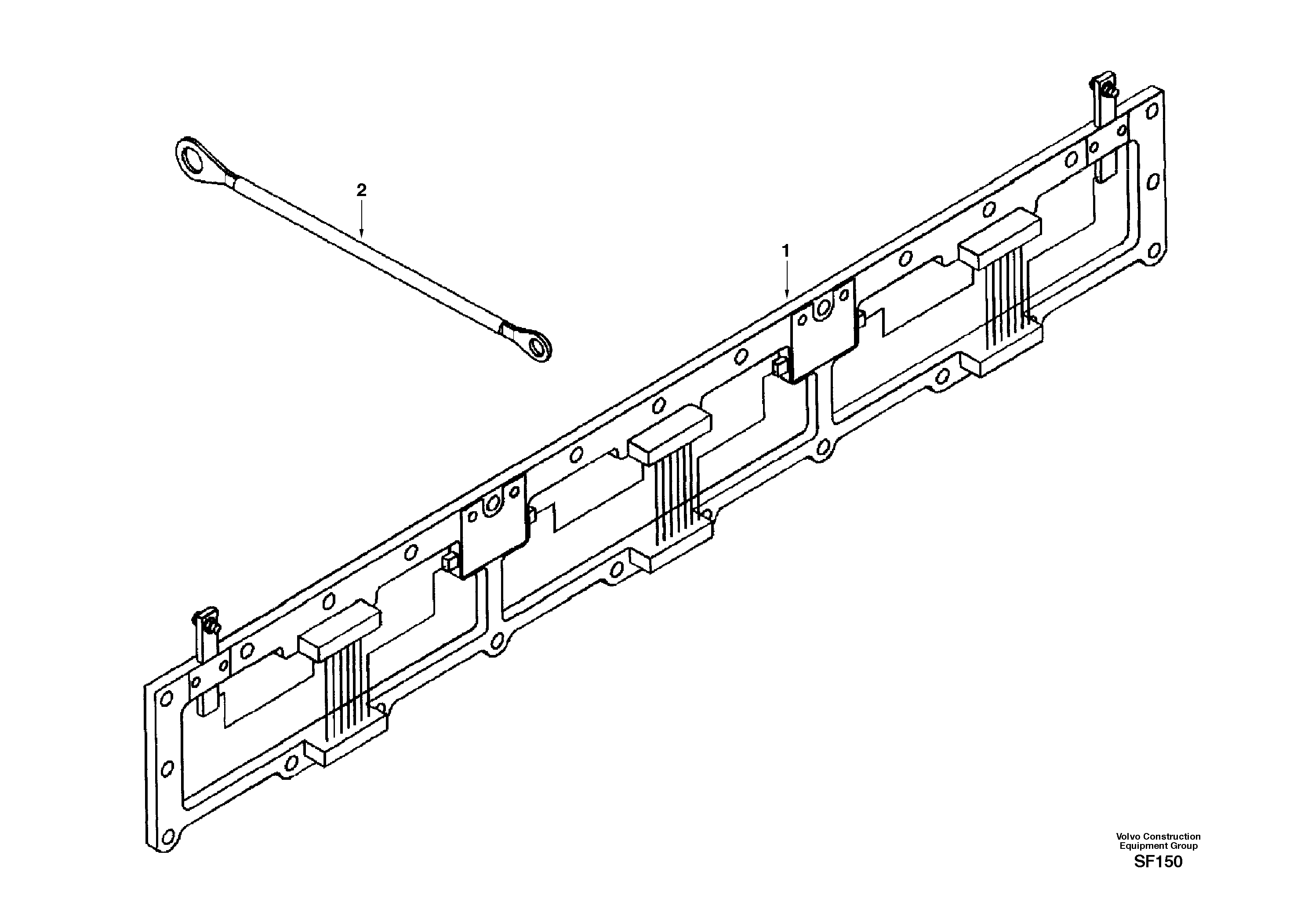 Схема запчастей Volvo EC460 - 30032 Inlet air heater 