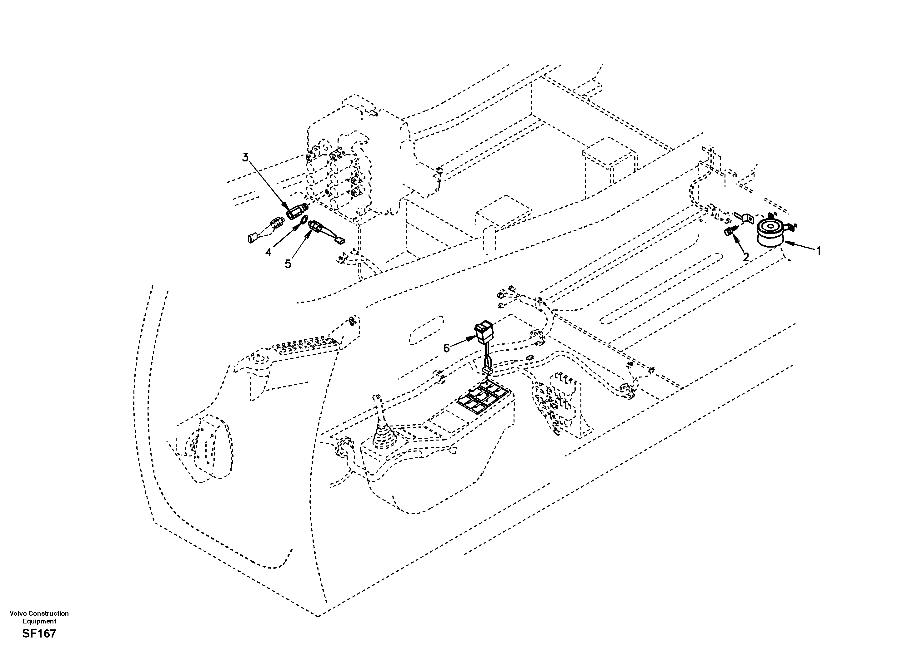 Схема запчастей Volvo EC460 - 42014 Back-up warning unit 