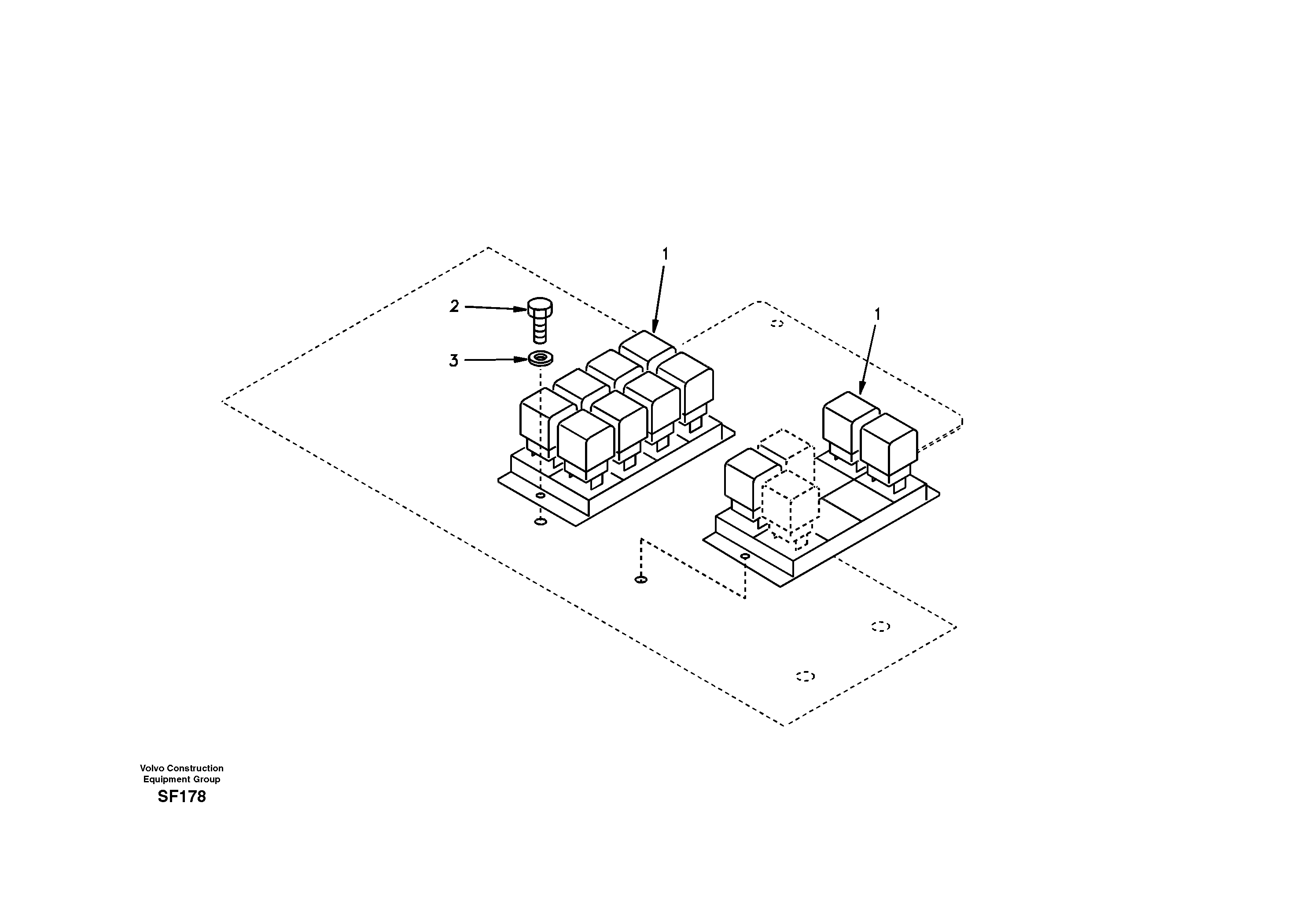 Схема запчастей Volvo EC460 - 30002 Electrical relay 