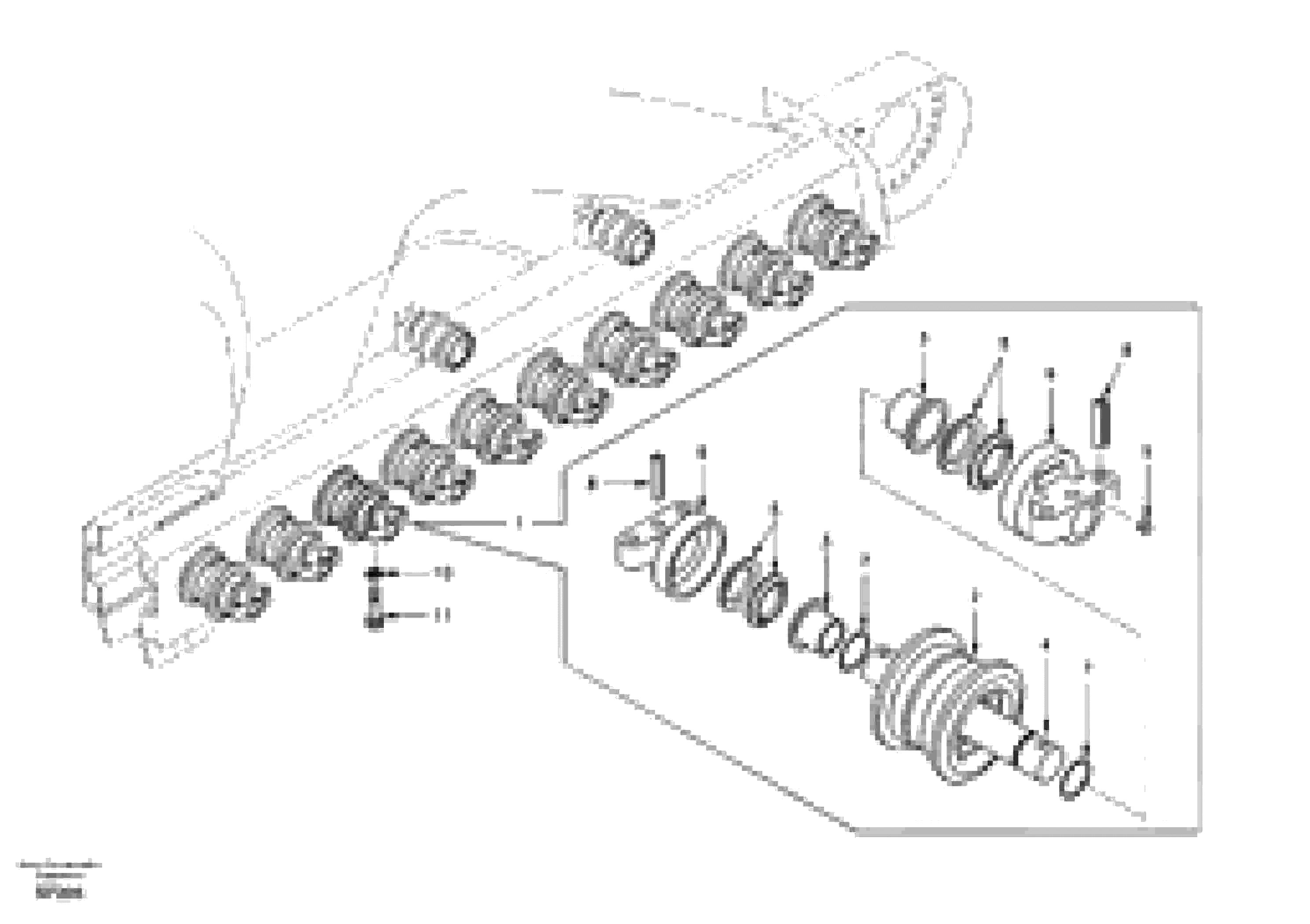 Схема запчастей Volvo EC460 - 49215 Bottom roller 