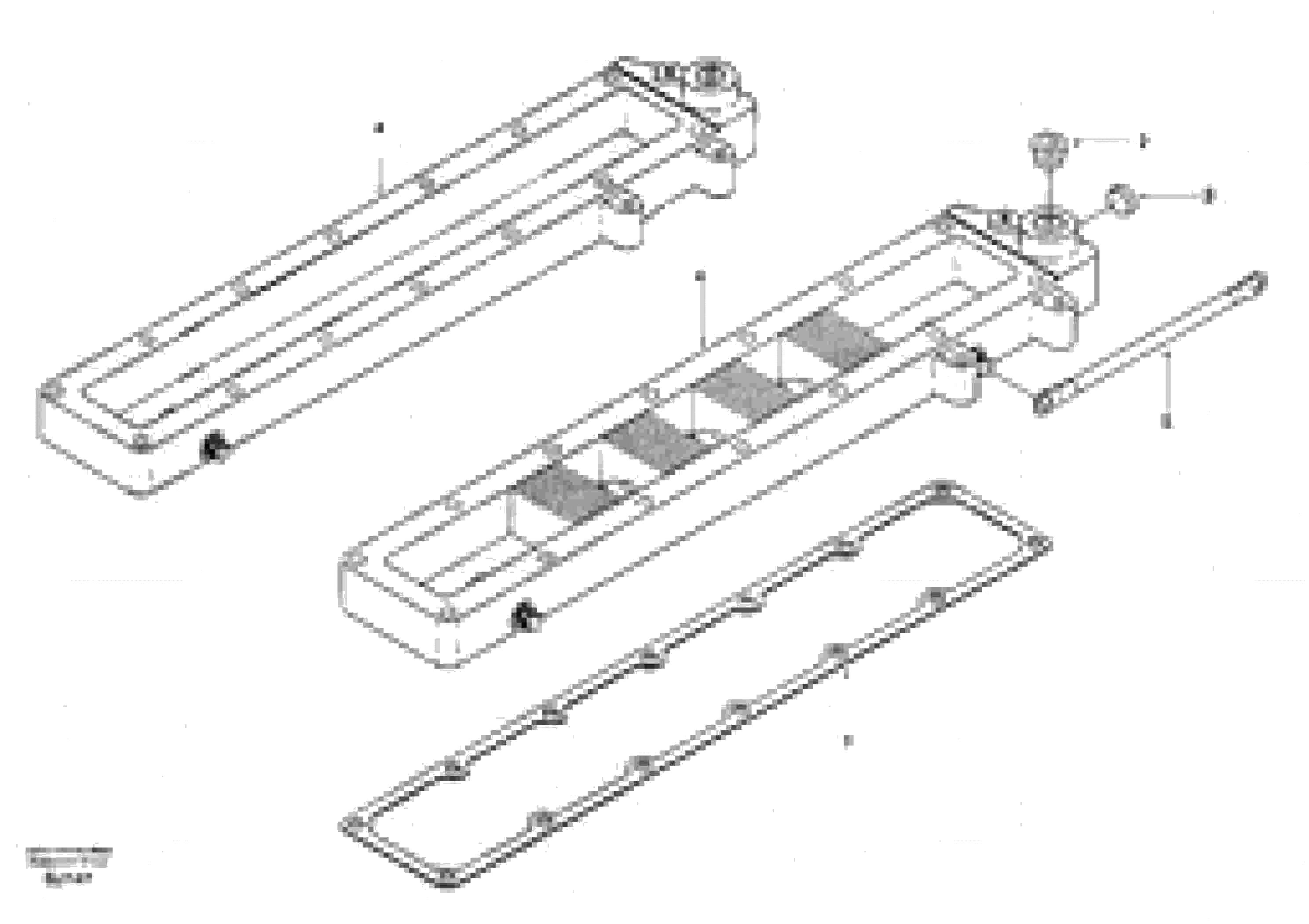 Схема запчастей Volvo EW170 & EW180 SER NO 3031- - 33217 Inlet air heater 