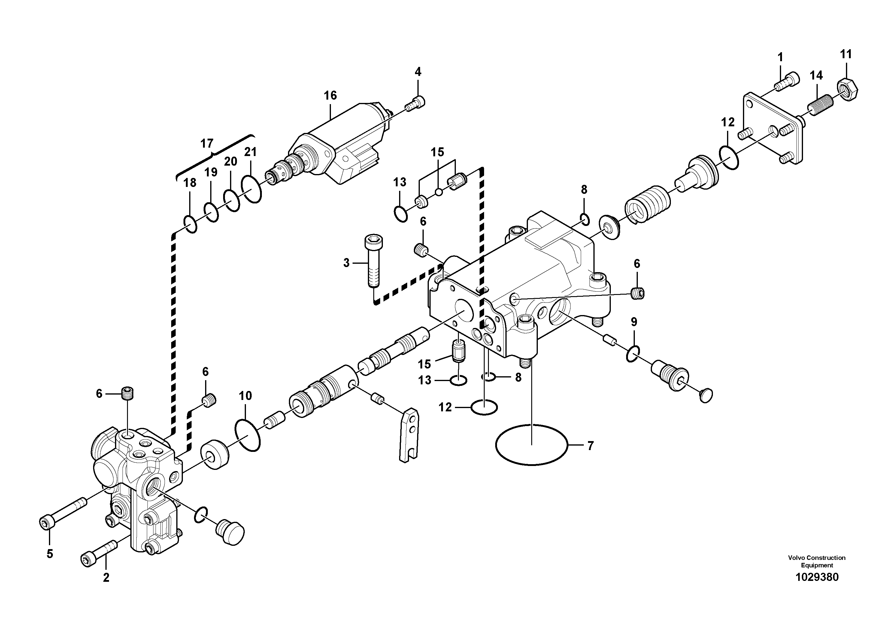 Схема запчастей Volvo ECR305C - 90782 Regulator, hydraulic pump ECR305C