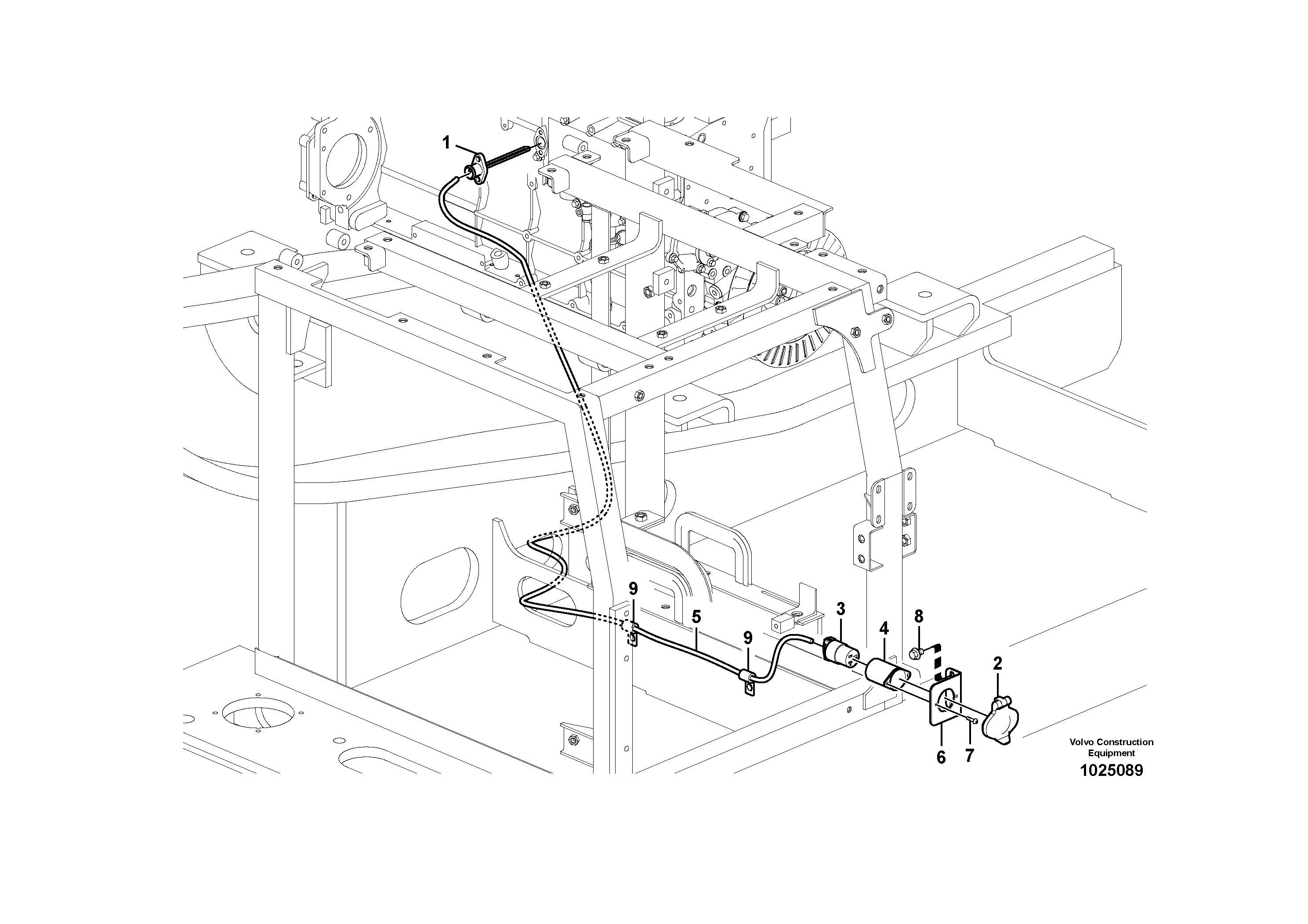 Схема запчастей Volvo ECR305C - 56893 Engine block heater ECR305C