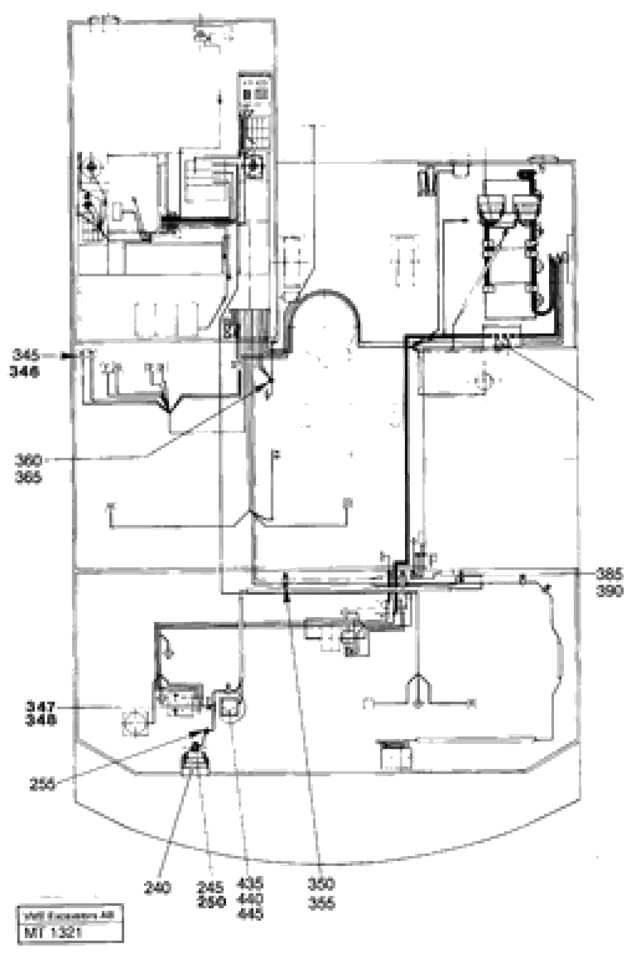 Схема запчастей Volvo EC230 ?KERMAN ?KERMAN EC230 SER NO - 4368 - 3174 Electric installation 