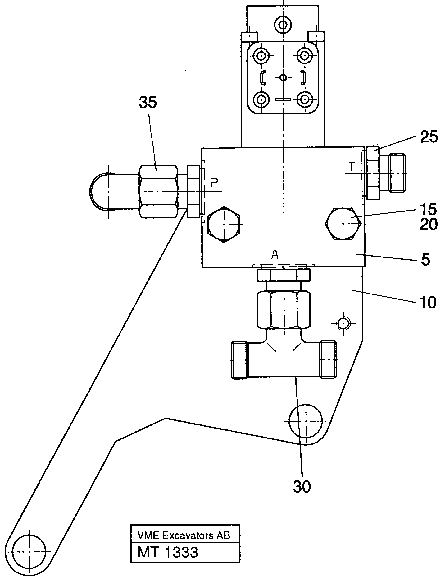 Схема запчастей Volvo EC230 ?KERMAN ?KERMAN EC230 SER NO - 4368 - 38145 Solenoid valve with connections 