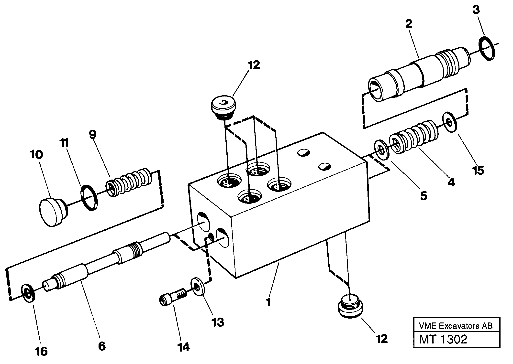 Схема запчастей Volvo EC230 ?KERMAN ?KERMAN EC230 SER NO - 4368 - 45481 Pedal valve 