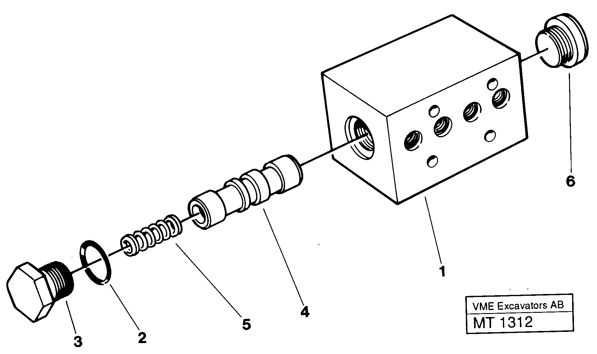 Схема запчастей Volvo EC230 ?KERMAN ?KERMAN EC230 SER NO - 4368 - 45483 High speed valve 