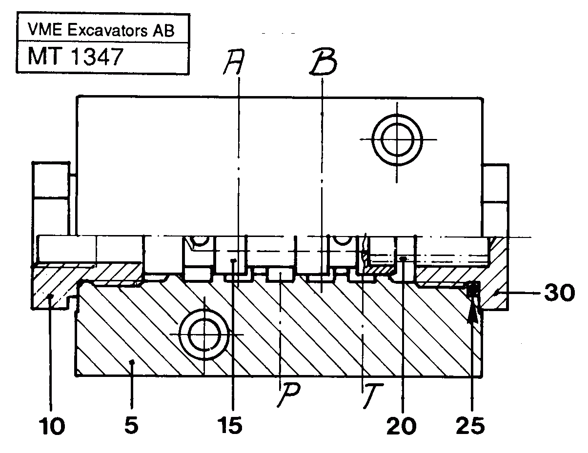 Схема запчастей Volvo EC230 ?KERMAN ?KERMAN EC230 SER NO - 4368 - 46075 Valve, circuit body and return valve 