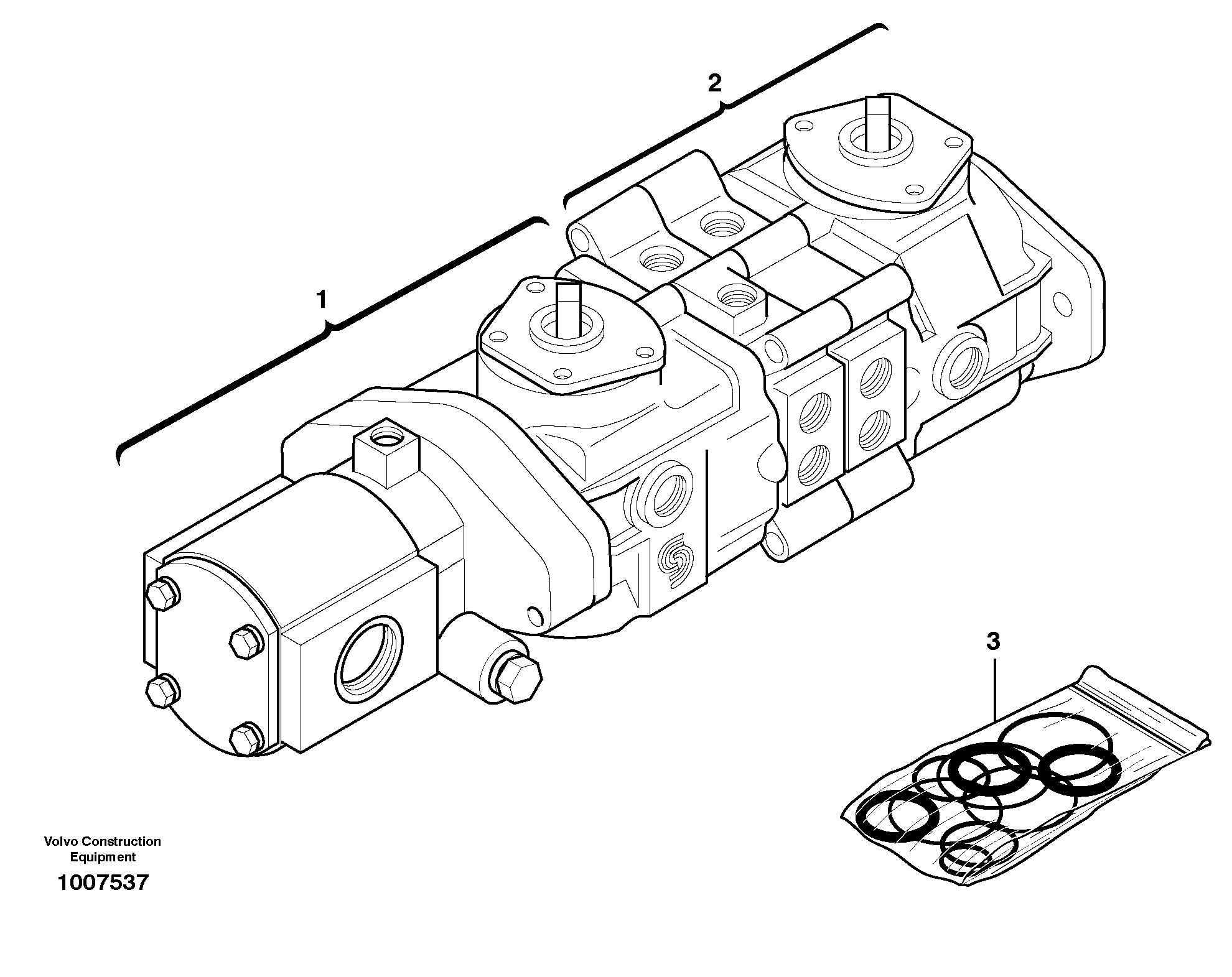 Схема запчастей Volvo MC80 - 8026 Transmission complete 