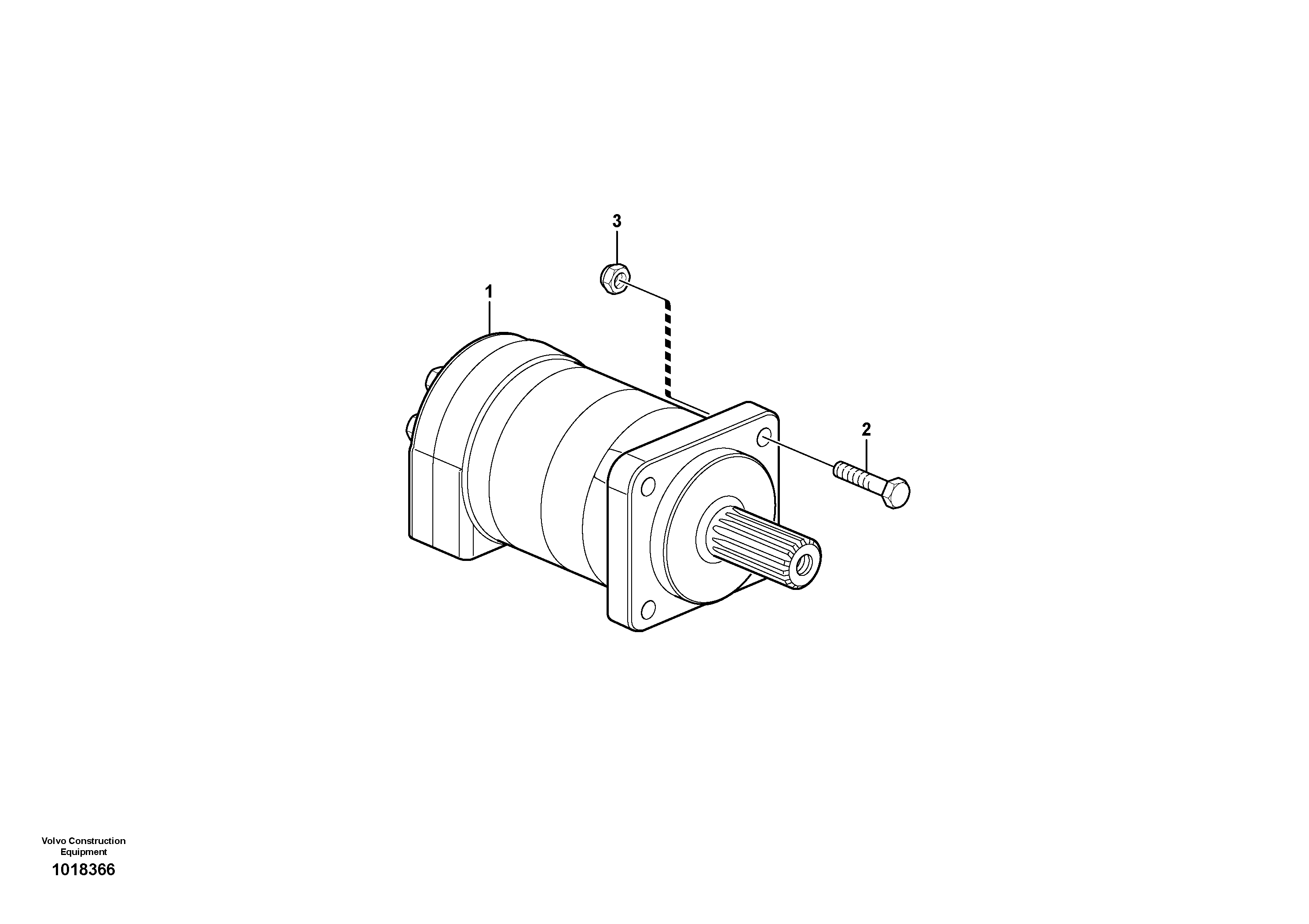 Схема запчастей Volvo MC70B - 60056 Гидромотор MC70B