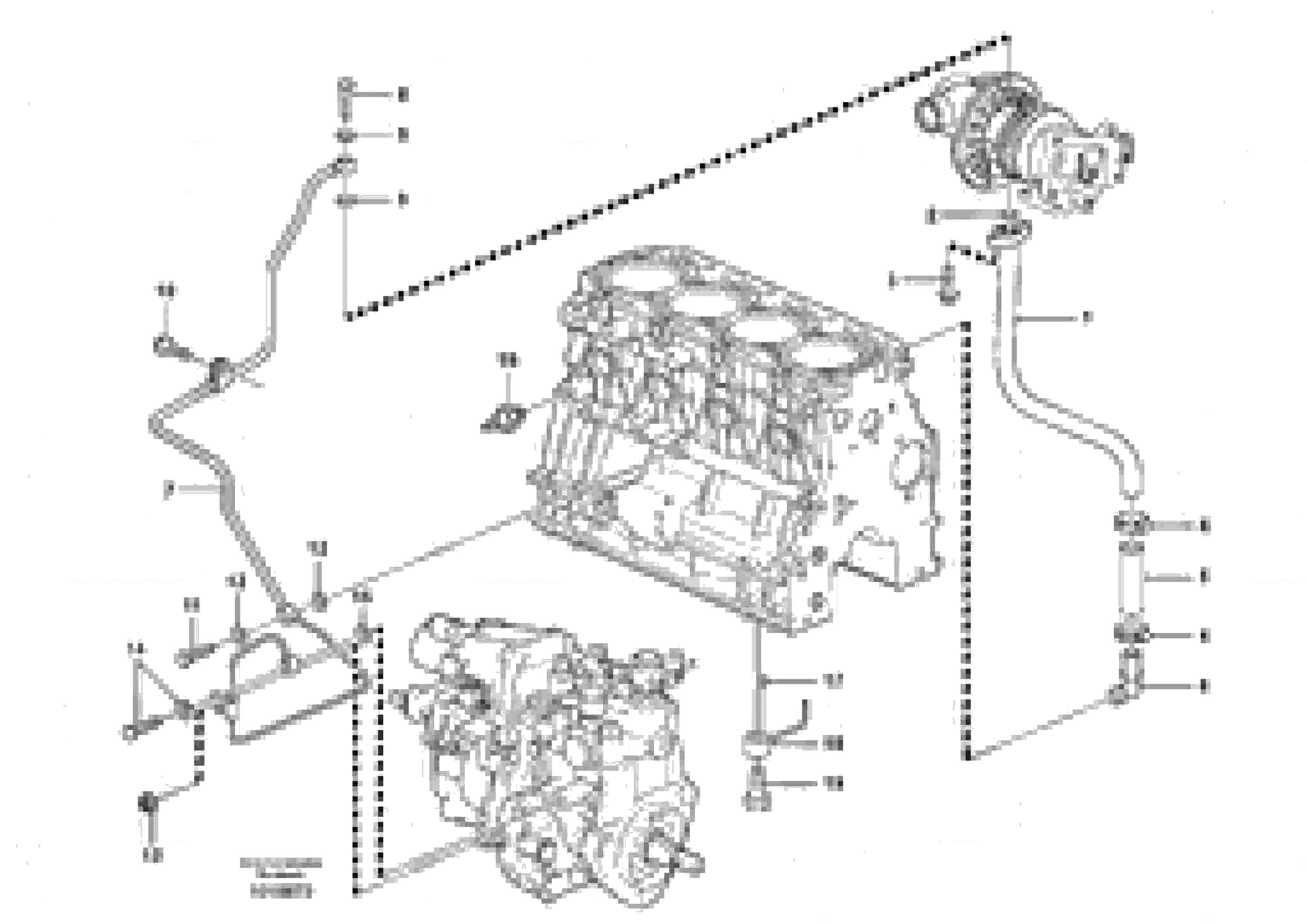 Схема запчастей Volvo MC70B - 65041 Система масляной смазки MC70B S/N 71000 -