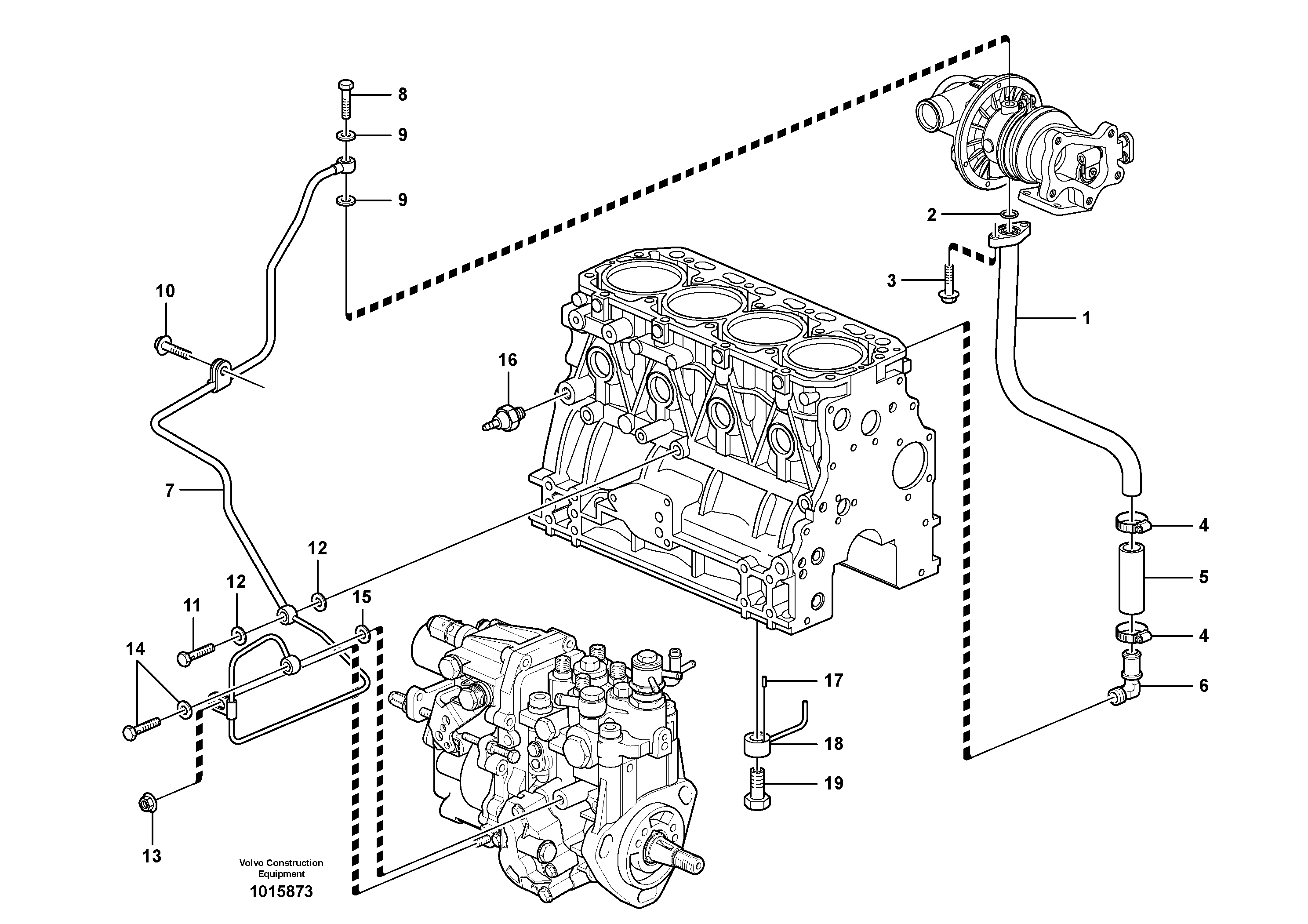 Схема запчастей Volvo MC70B - 65042 Система масляной смазки MC70B S/N 71000 -