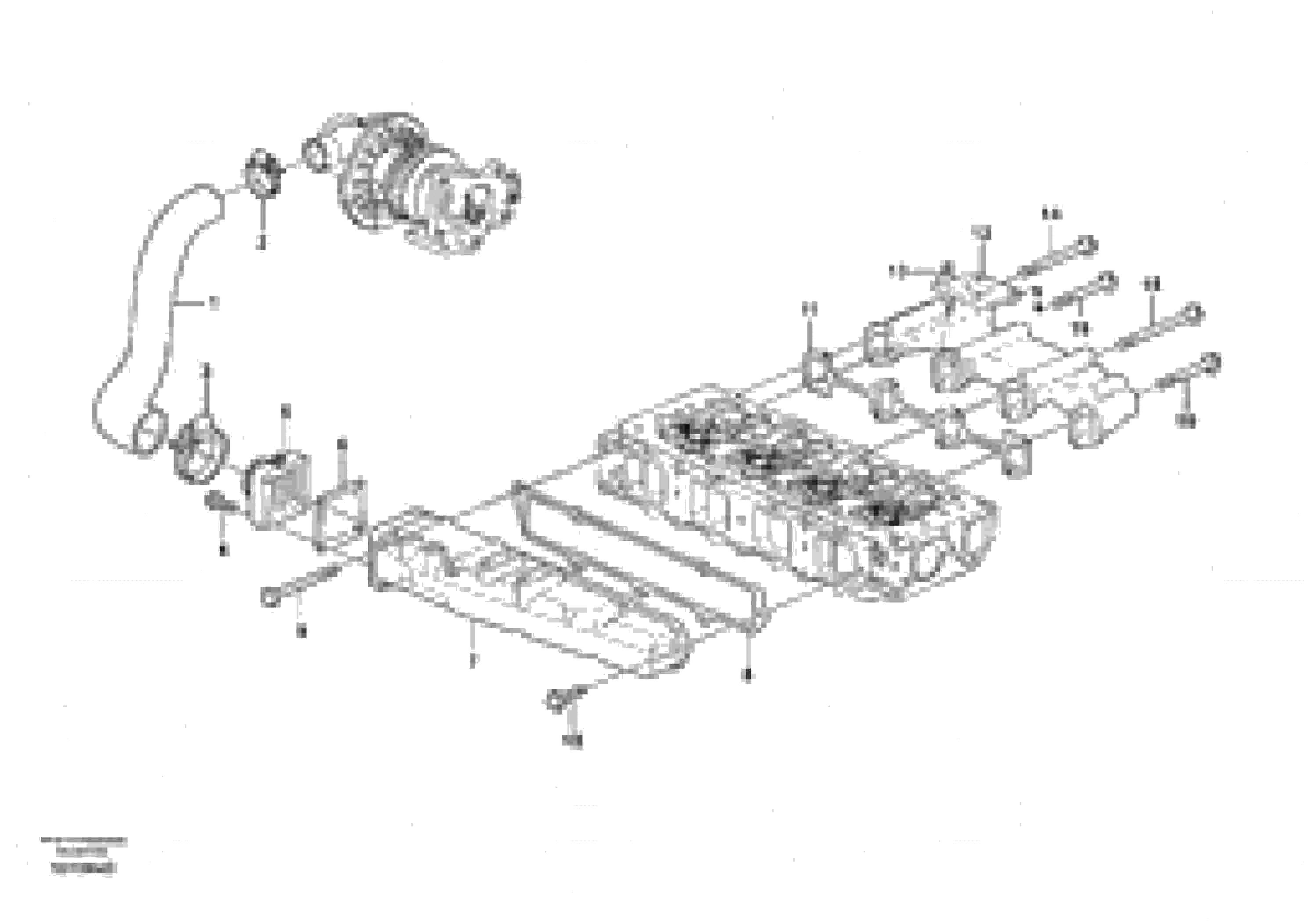 Схема запчастей Volvo MC70B - 63090 Inlet manifold and exhaust manifold MC70B S/N 71000 -