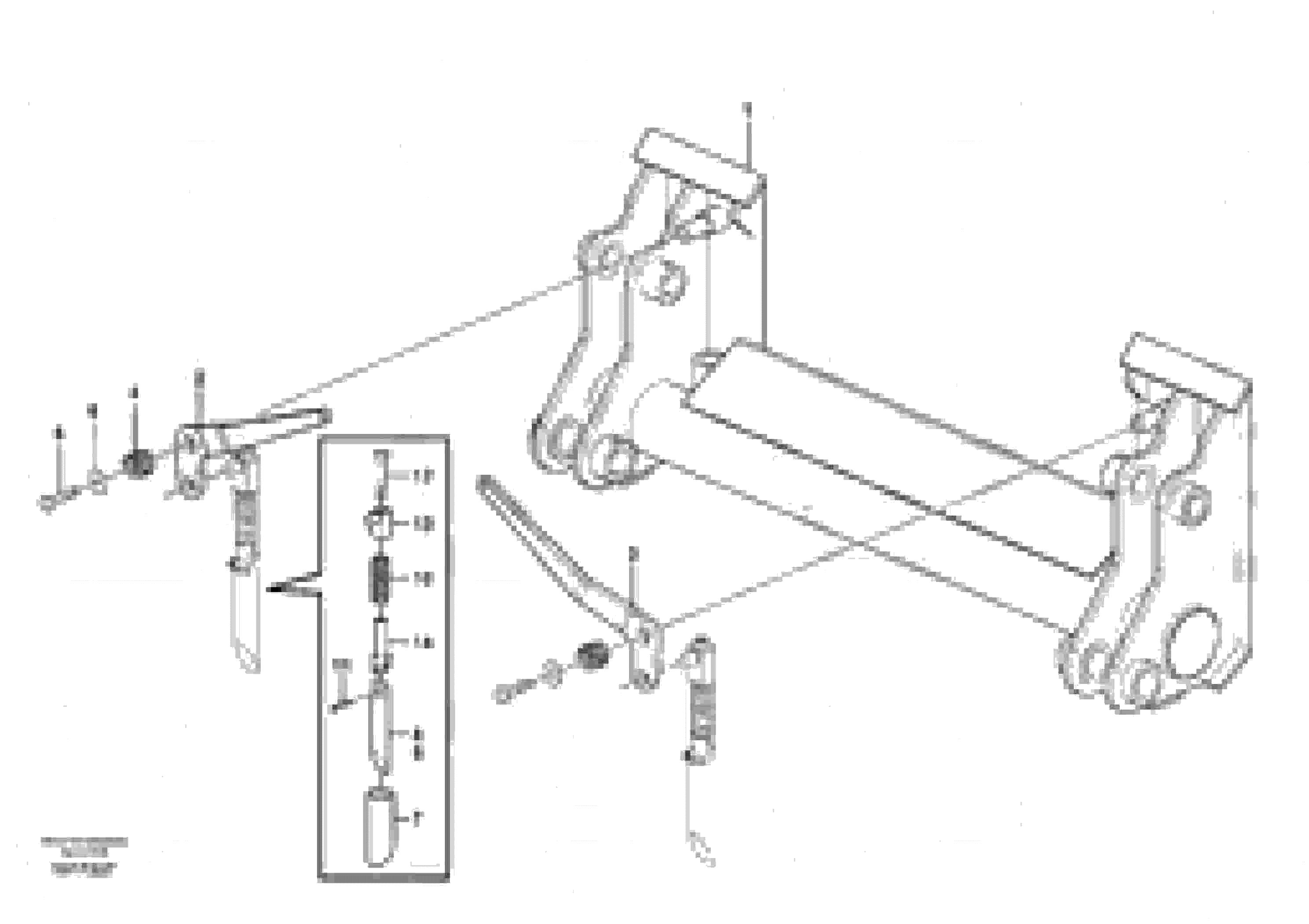 Схема запчастей Volvo MC90B - 6913 Quick attach group MC90B