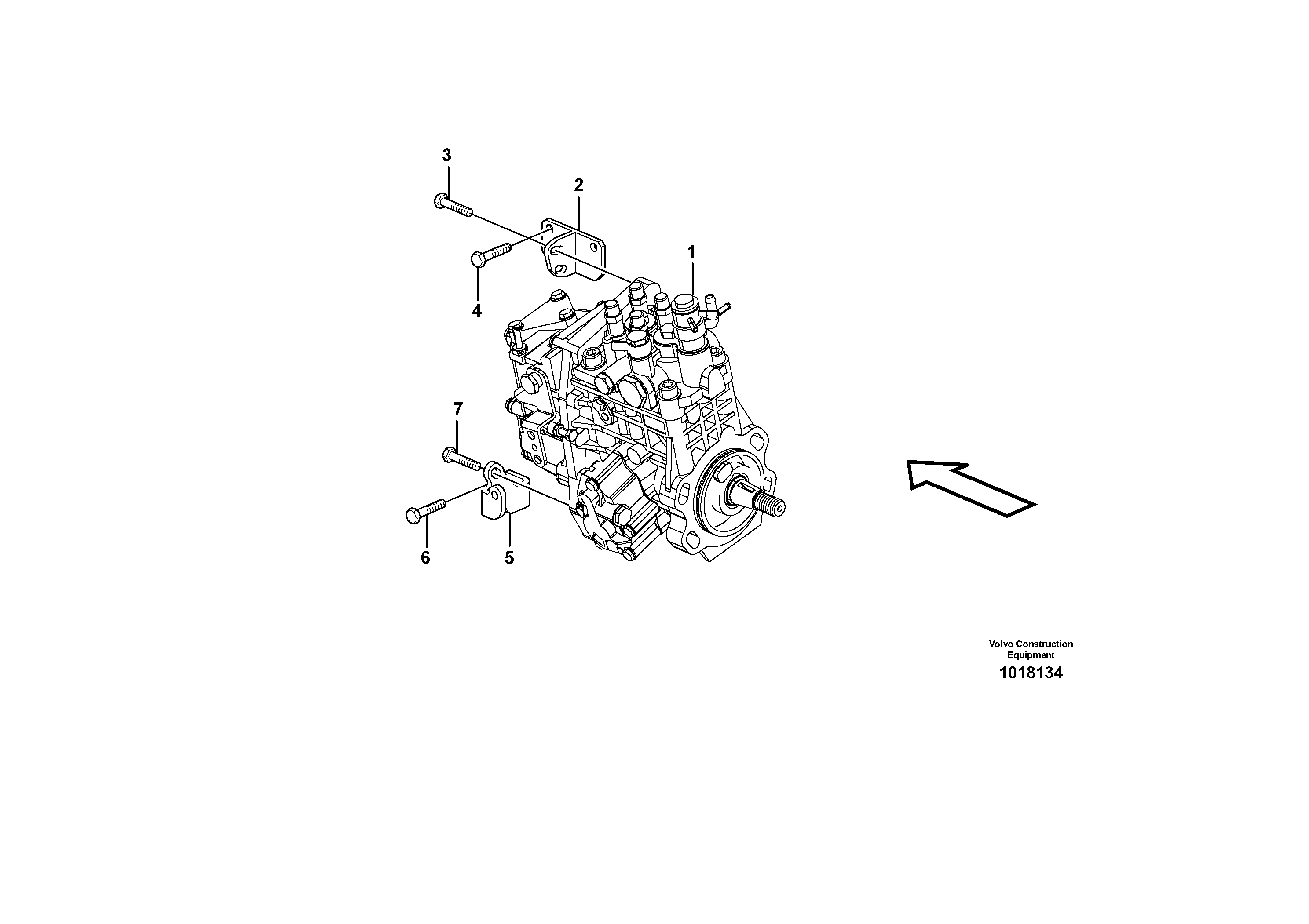 Схема запчастей Volvo MC90B - 16774 Насос MC90B S/N 71000 -