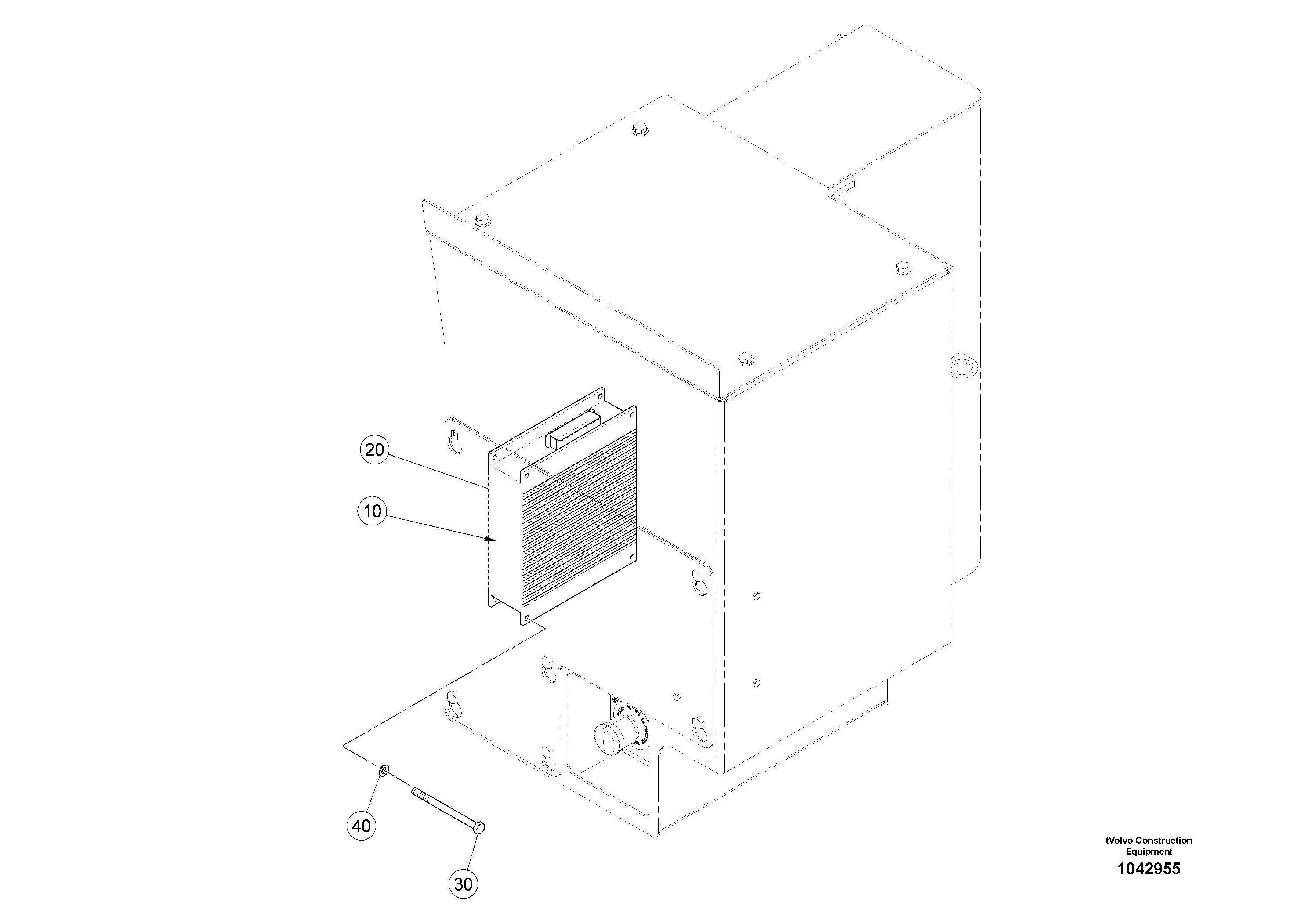 Схема запчастей Volvo MW500 S/N 20591 - - 63979 Leveling controler 