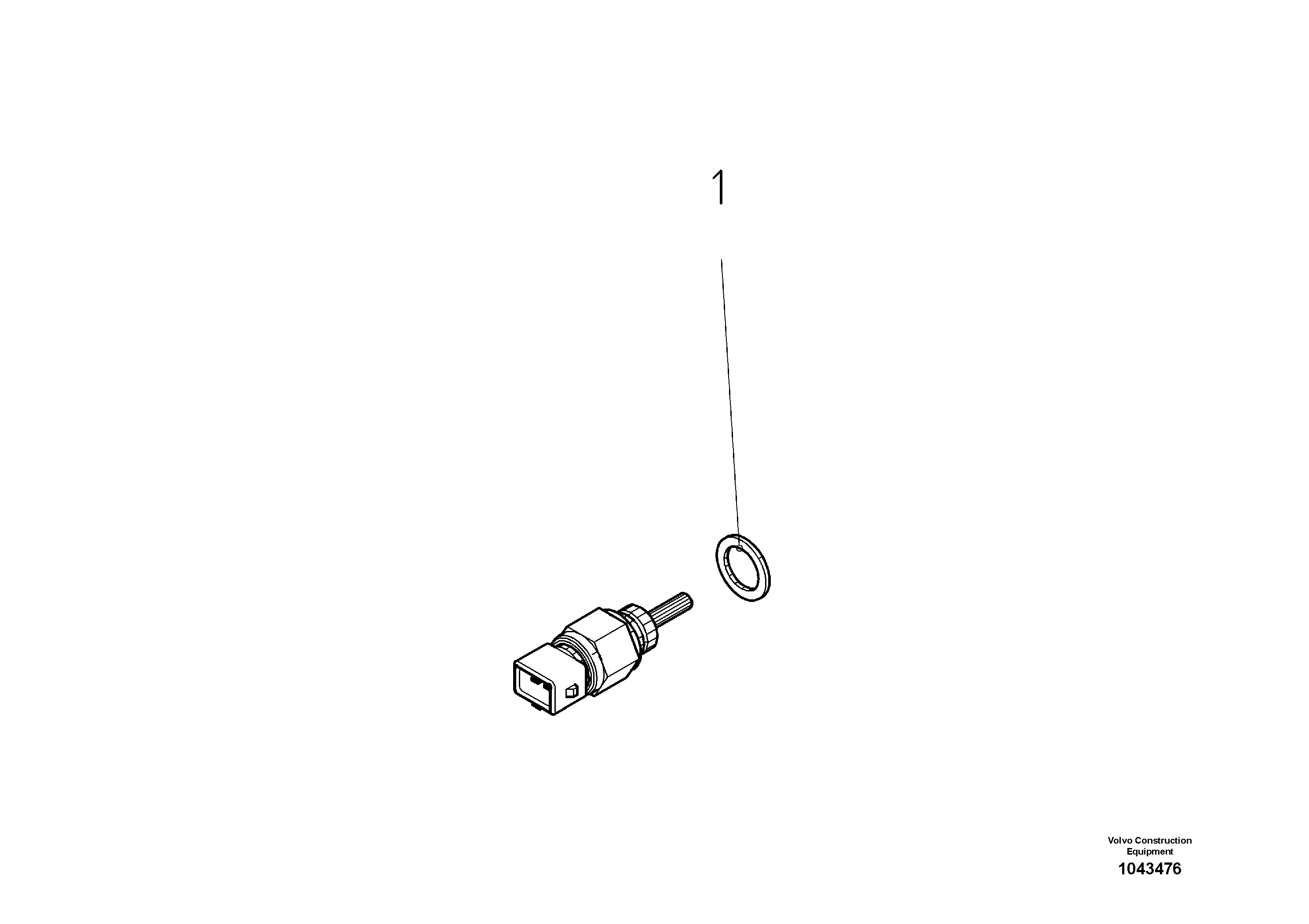 Схема запчастей Volvo MW500 S/N 20591 - - 98132 Temperature Sensor 