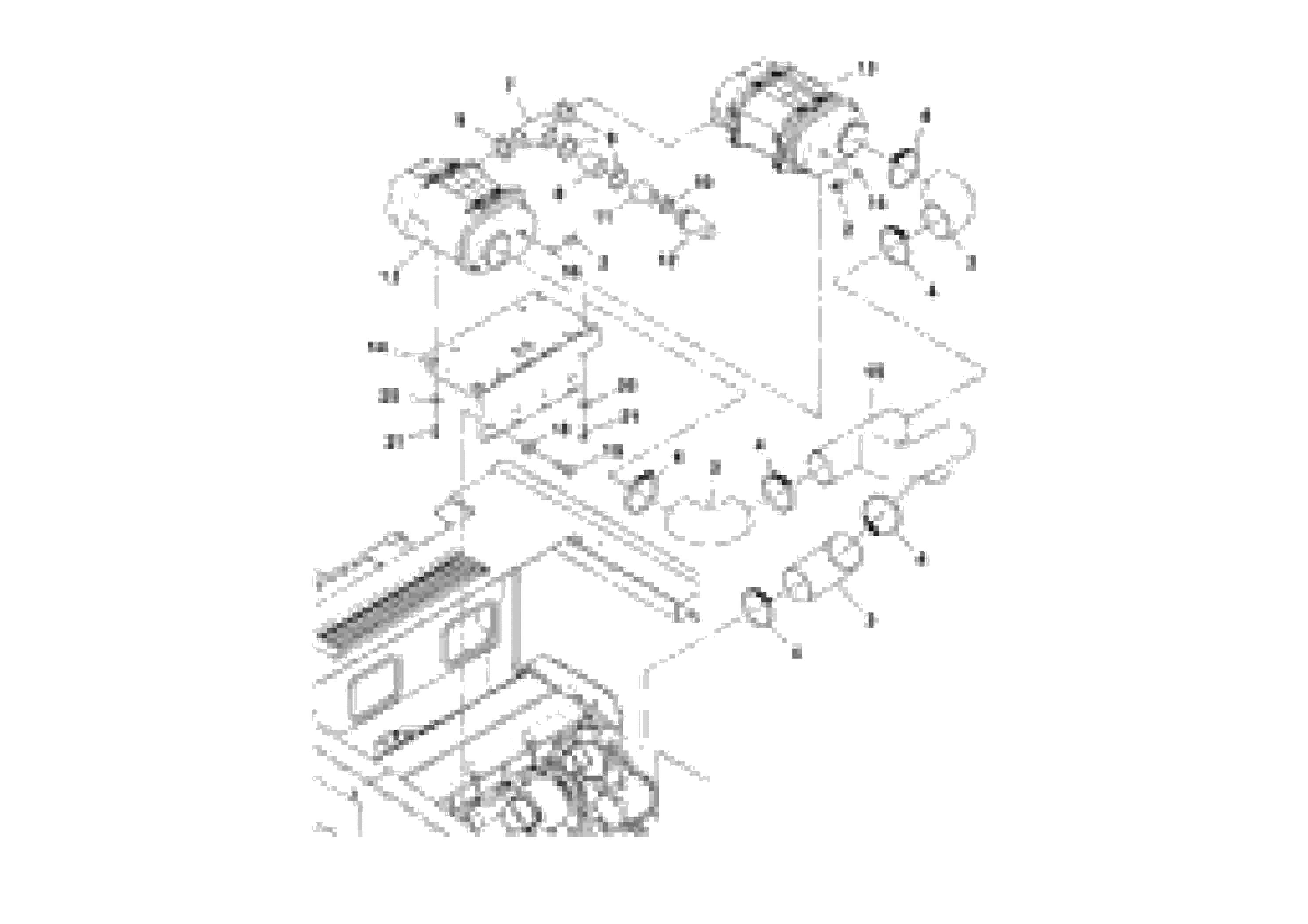 Схема запчастей Volvo MT2000 S/N 197282,198000- - 56291 Air Intake Assembly 