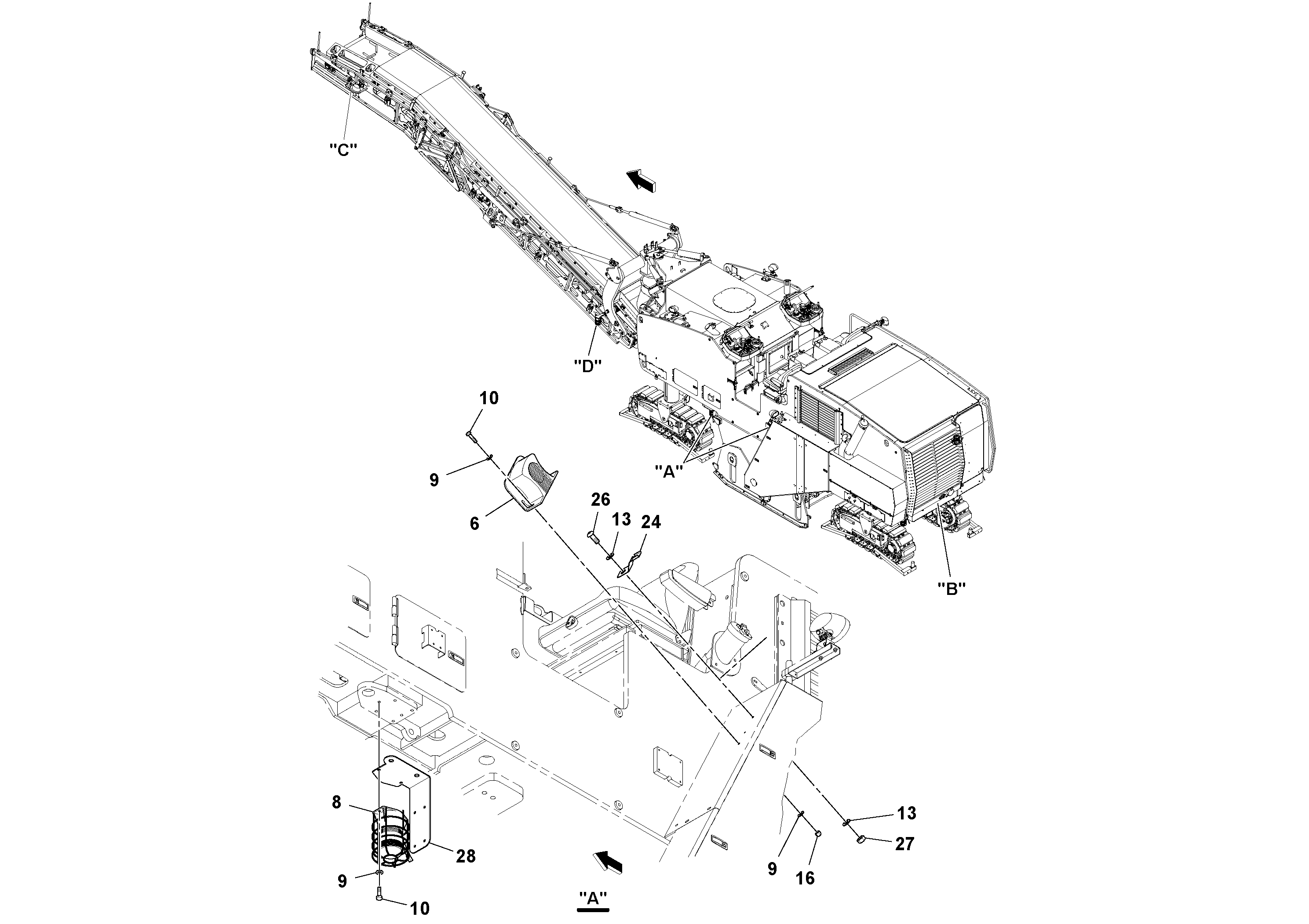 Схема запчастей Volvo MT2000 S/N 197282,198000- - 47699 Audible Alarm Installation 