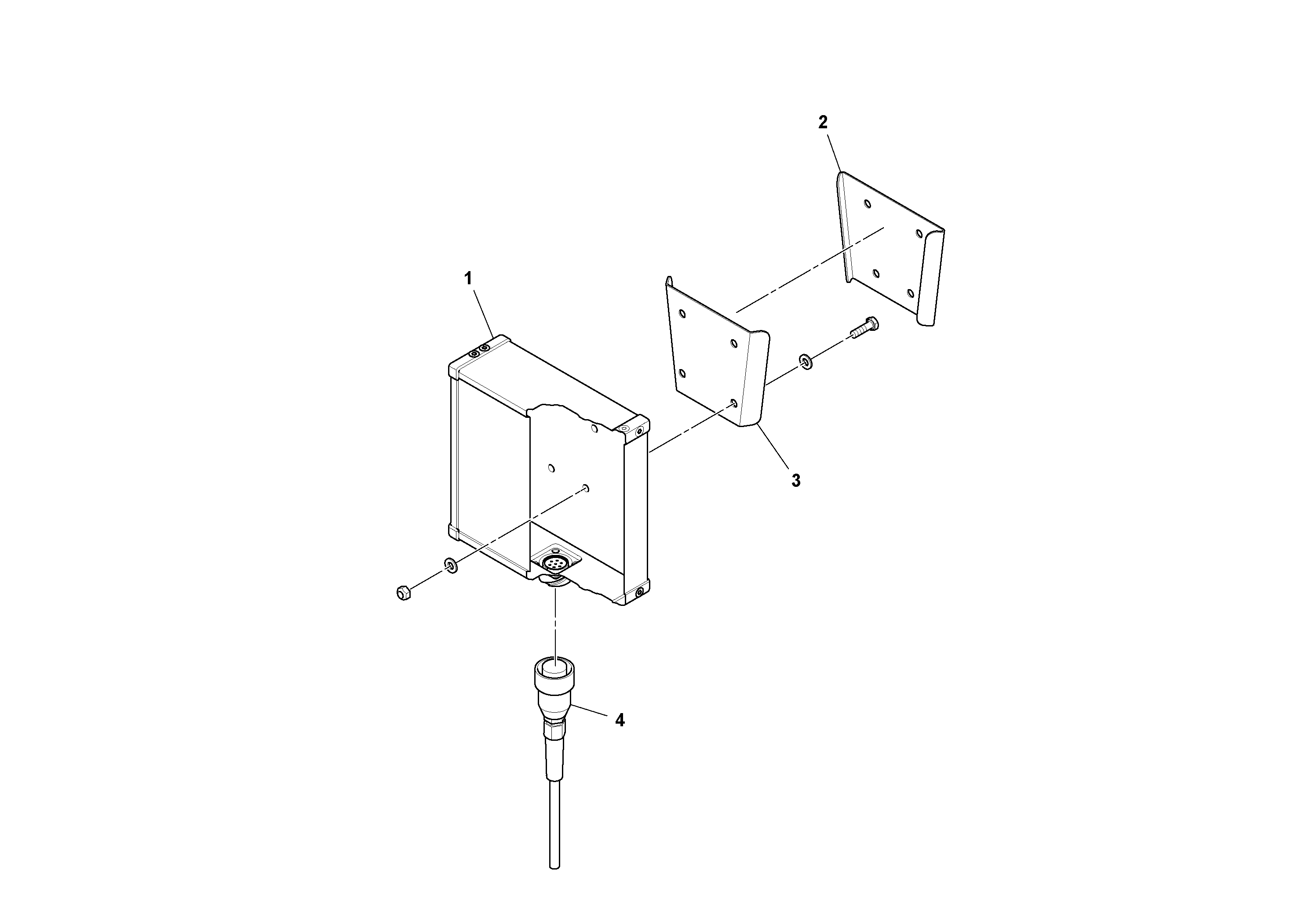 Схема запчастей Volvo MT2000 S/N 197282,198000- - 54074 Moba Grade/sensor Control 