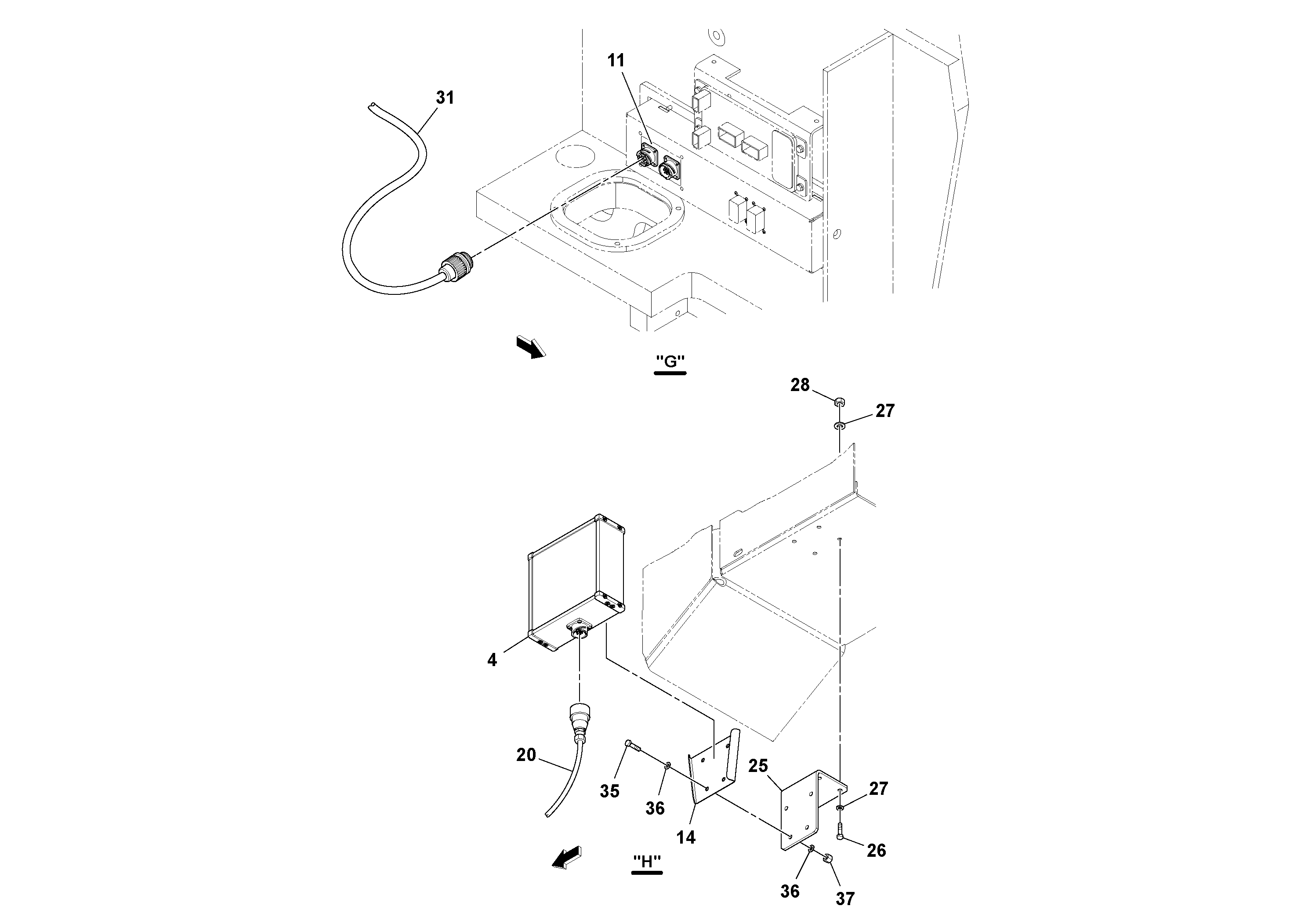 Схема запчастей Volvo MT2000 S/N 197282,198000- - 92565 Moba Sensors 