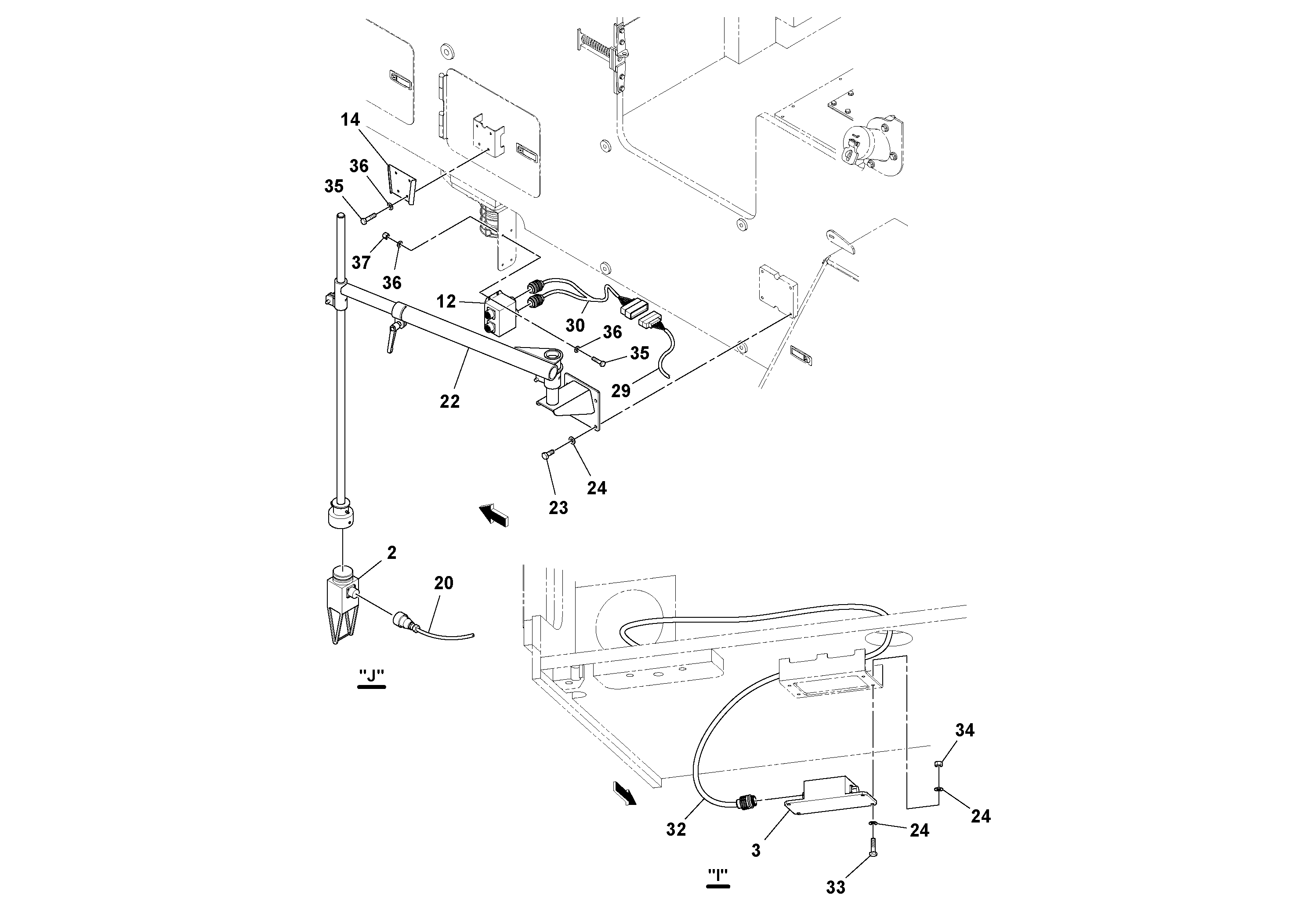 Схема запчастей Volvo MT2000 S/N 197282,198000- - 96613 Moba Sensors 