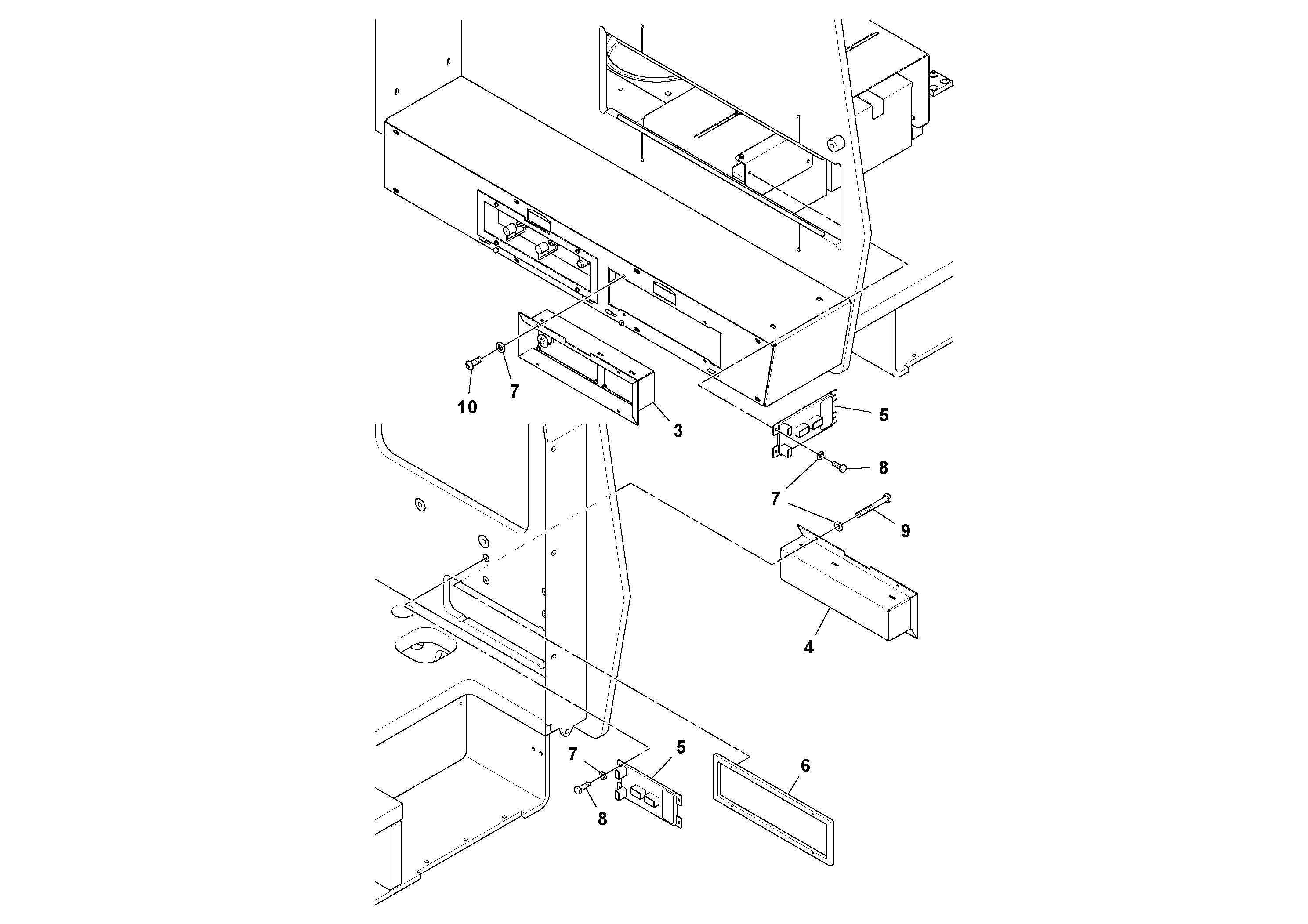 Схема запчастей Volvo MT2000 S/N 197282,198000- - 19446 Smc Panel Installation 