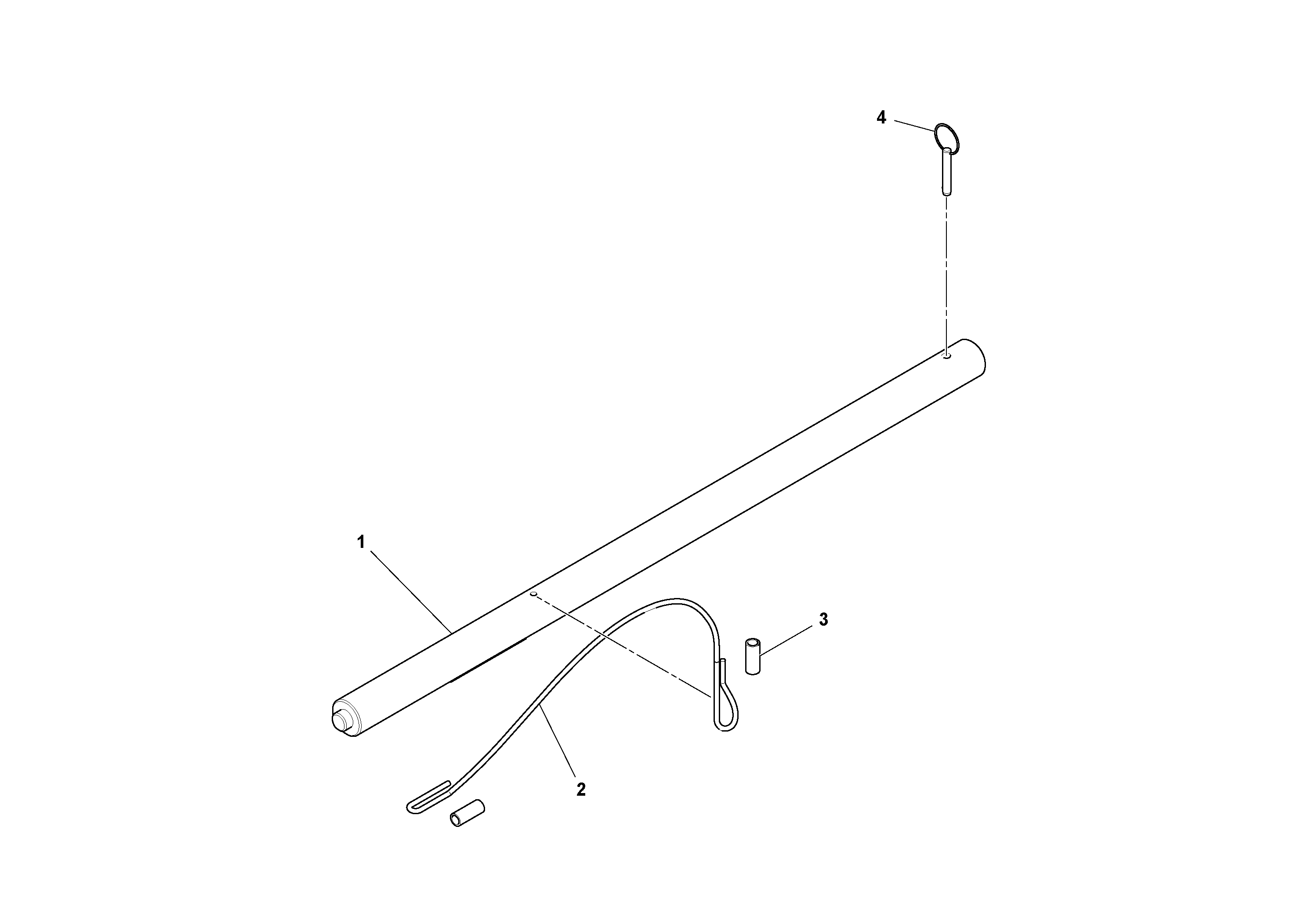 Схема запчастей Volvo MT2000 S/N 197282,198000- - 17622 Leg Lock Bar Assembly 