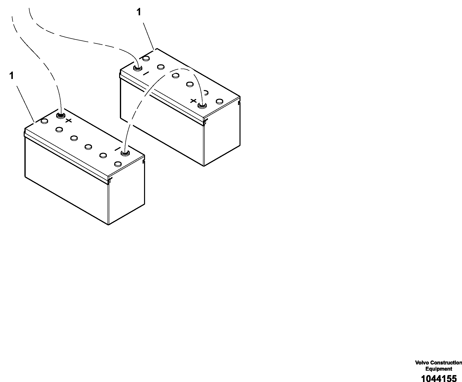 Схема запчастей Volvo ABG4361 S/N 0847503050 - - 94641 Батарея аккумуляторная 