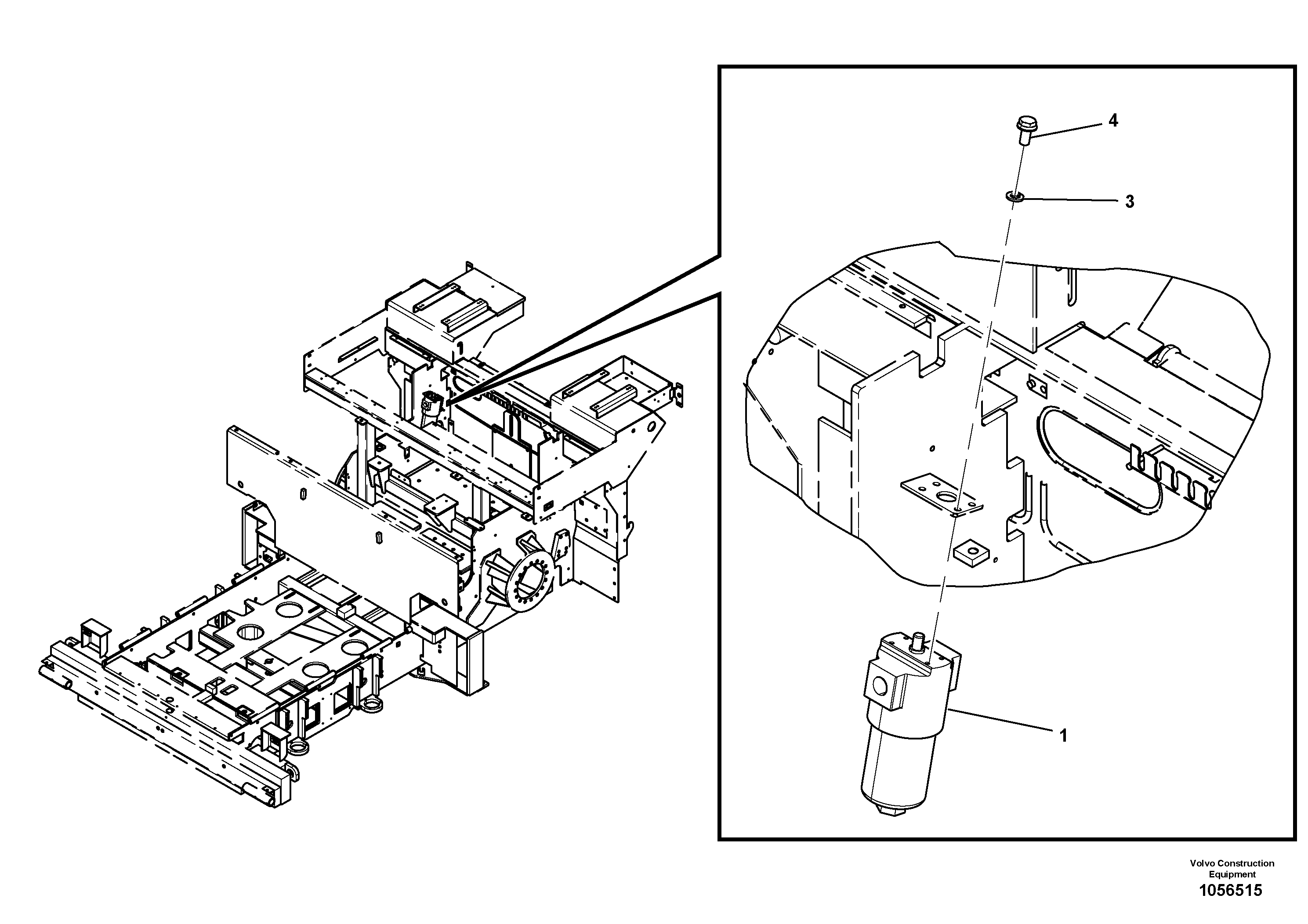 Схема запчастей Volvo ABG4361 S/N 0847503050 - - 87641 Filters Assembly 