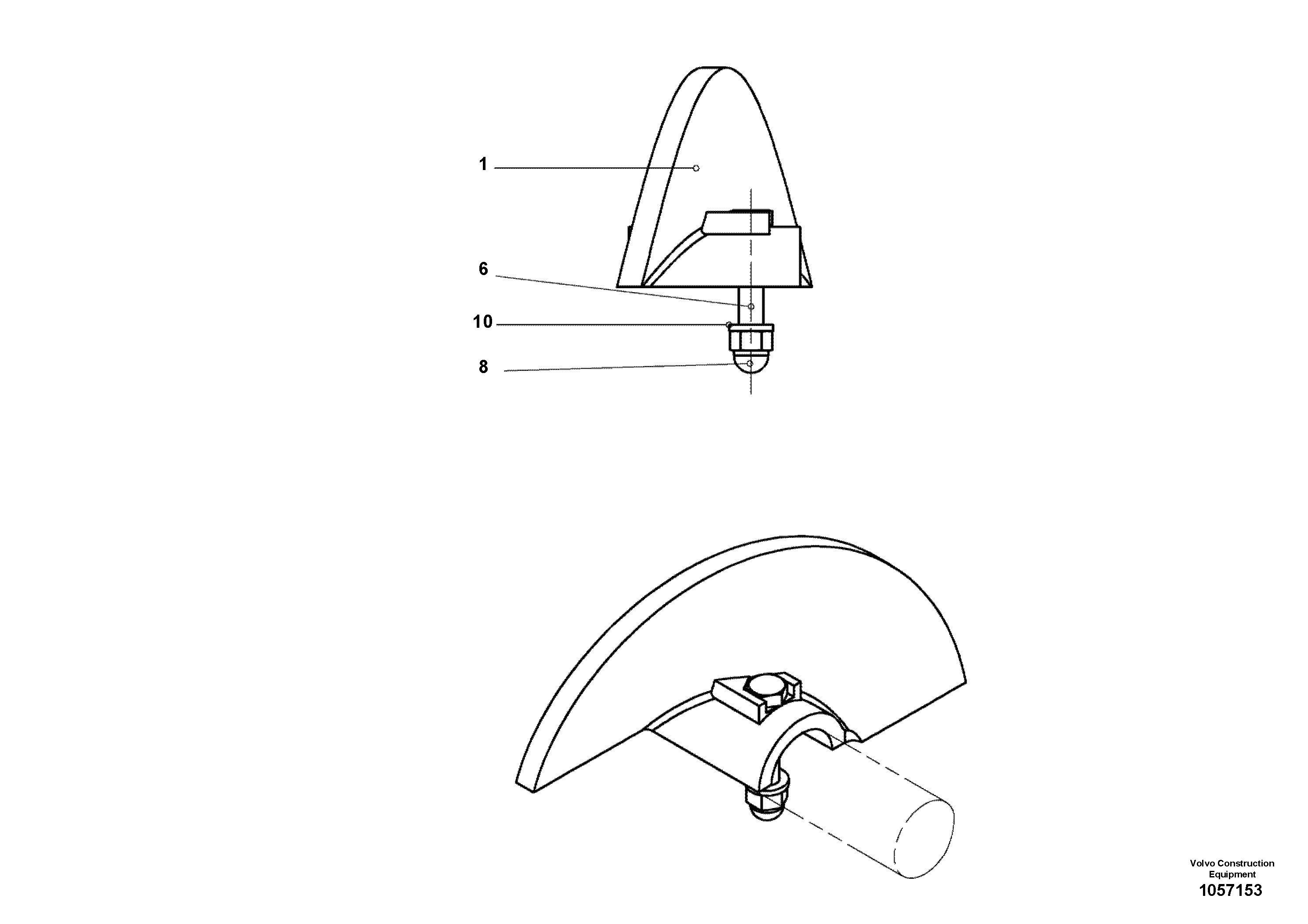 Схема запчастей Volvo ABG4361 S/N 0847503050 - - 92479 Auger Flight Assembly 