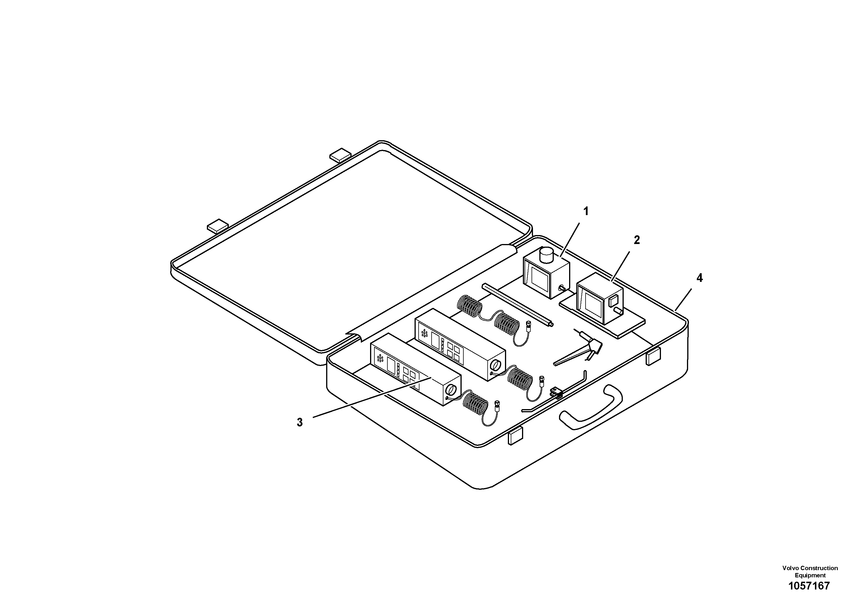 Схема запчастей Volvo ABG4361 S/N 0847503050 - - 87214 Levelling Sensor Installation 