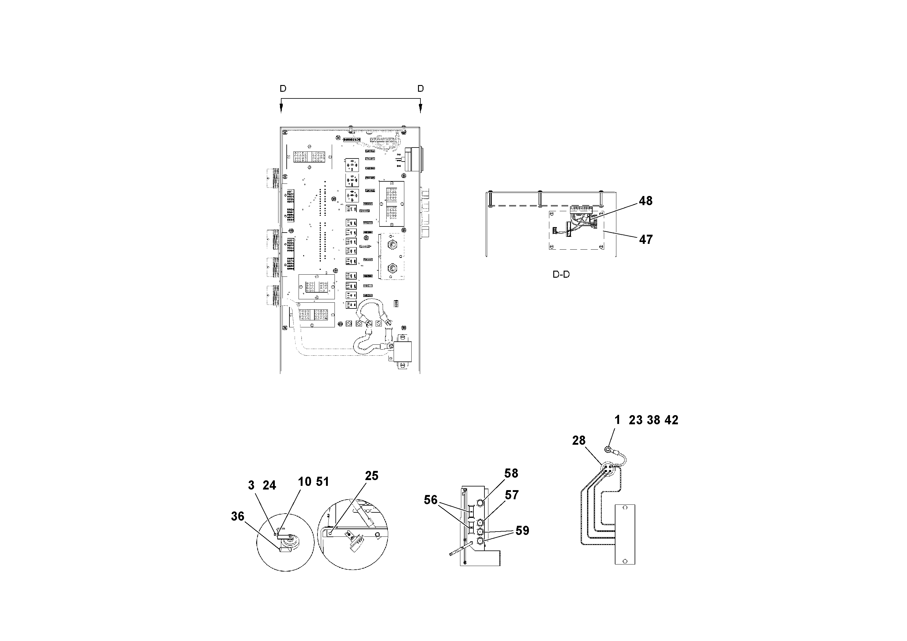 Схема запчастей Volvo PF3172/PF3200 S/N 197507- - 43415 Electrical Arrangement and Engine Wiring 