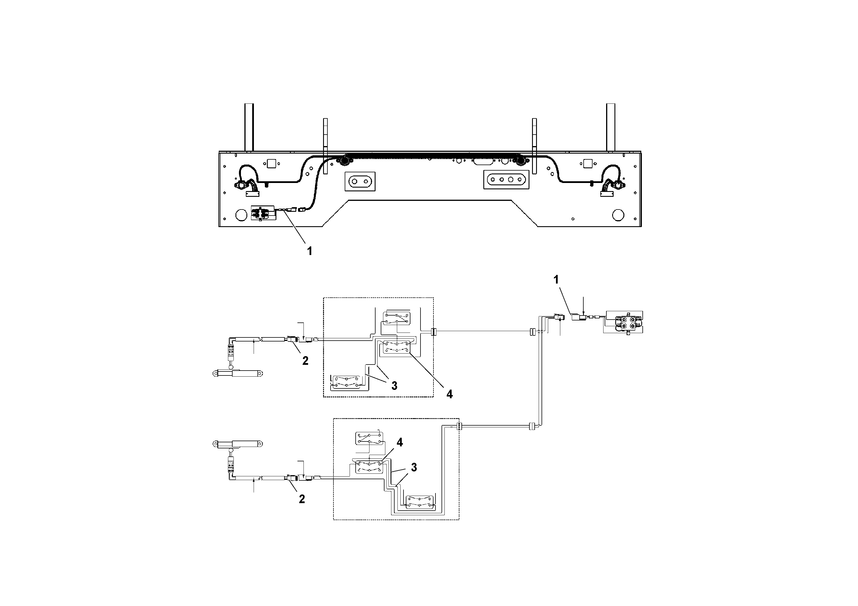 Схема запчастей Volvo PF3172/PF3200 S/N 197507- - 49474 Control Wiring 