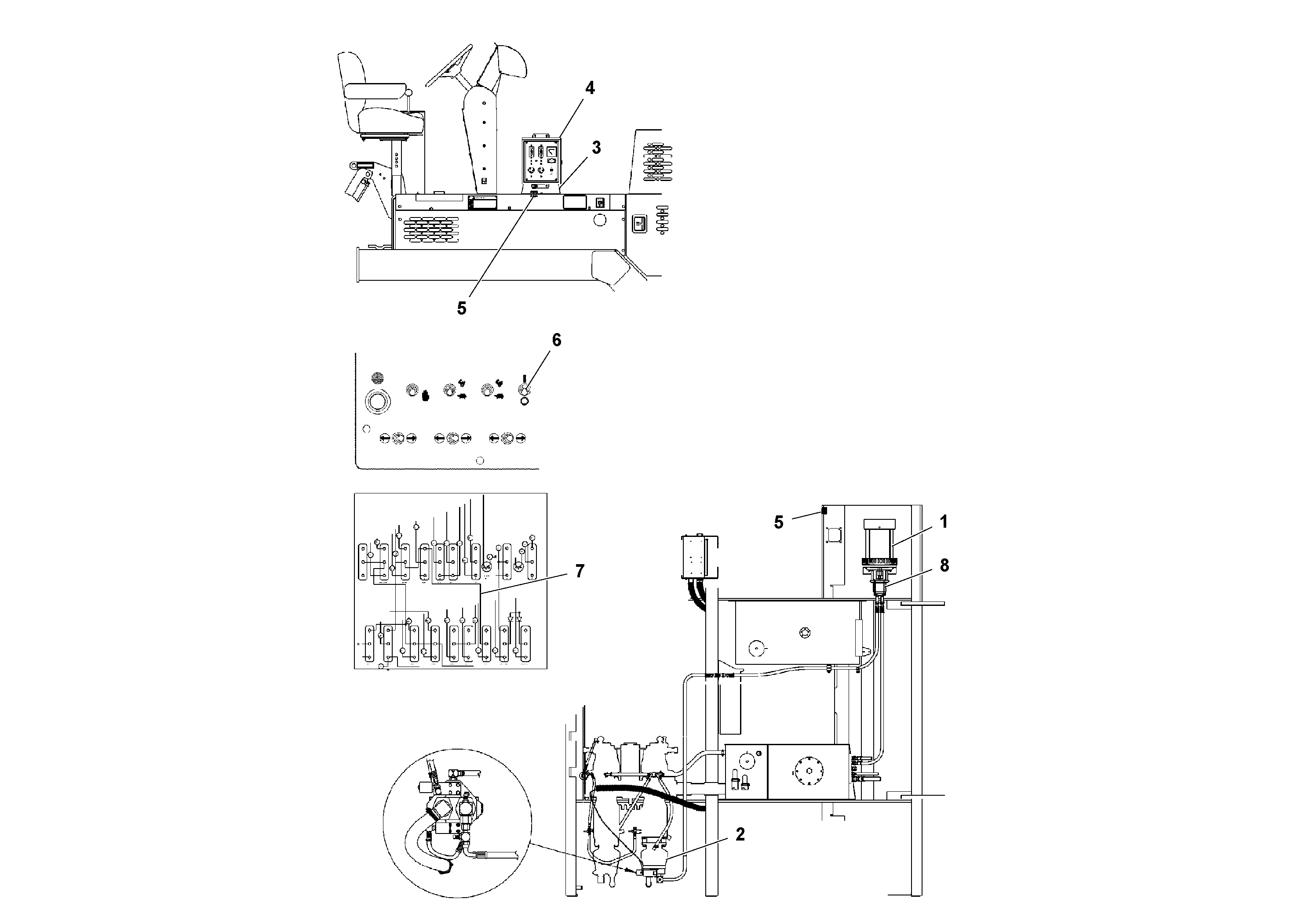 Схема запчастей Volvo PF3172/PF3200 S/N 197507- - 68181 Wiring 