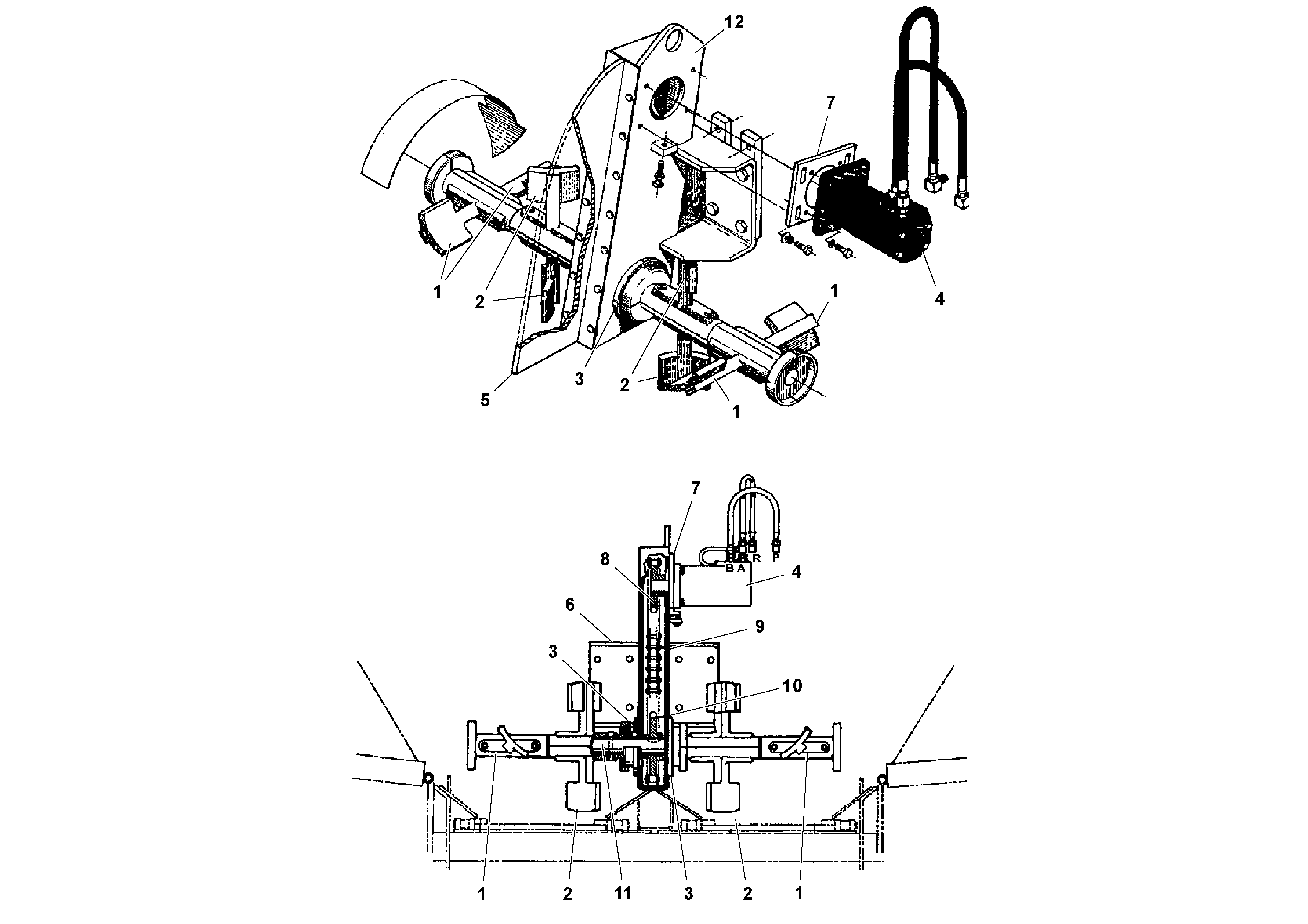 Схема запчастей Volvo PF3172/PF3200 S/N 197507- - 91361 Mixer/agitator Assembly 