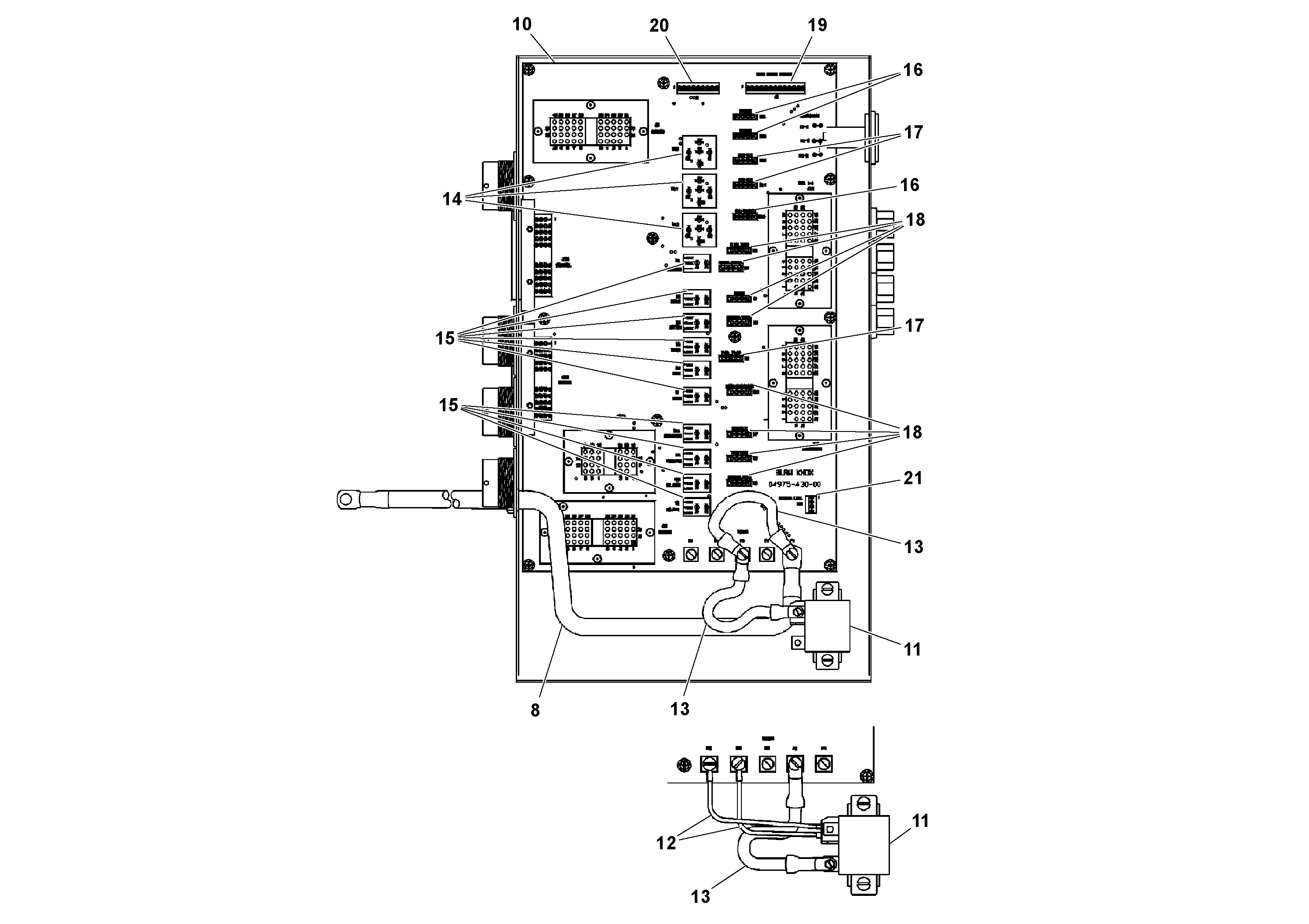 Схема запчастей Volvo PF3172/PF3200 S/N 197507- - 37216 Junction Box Assembly 