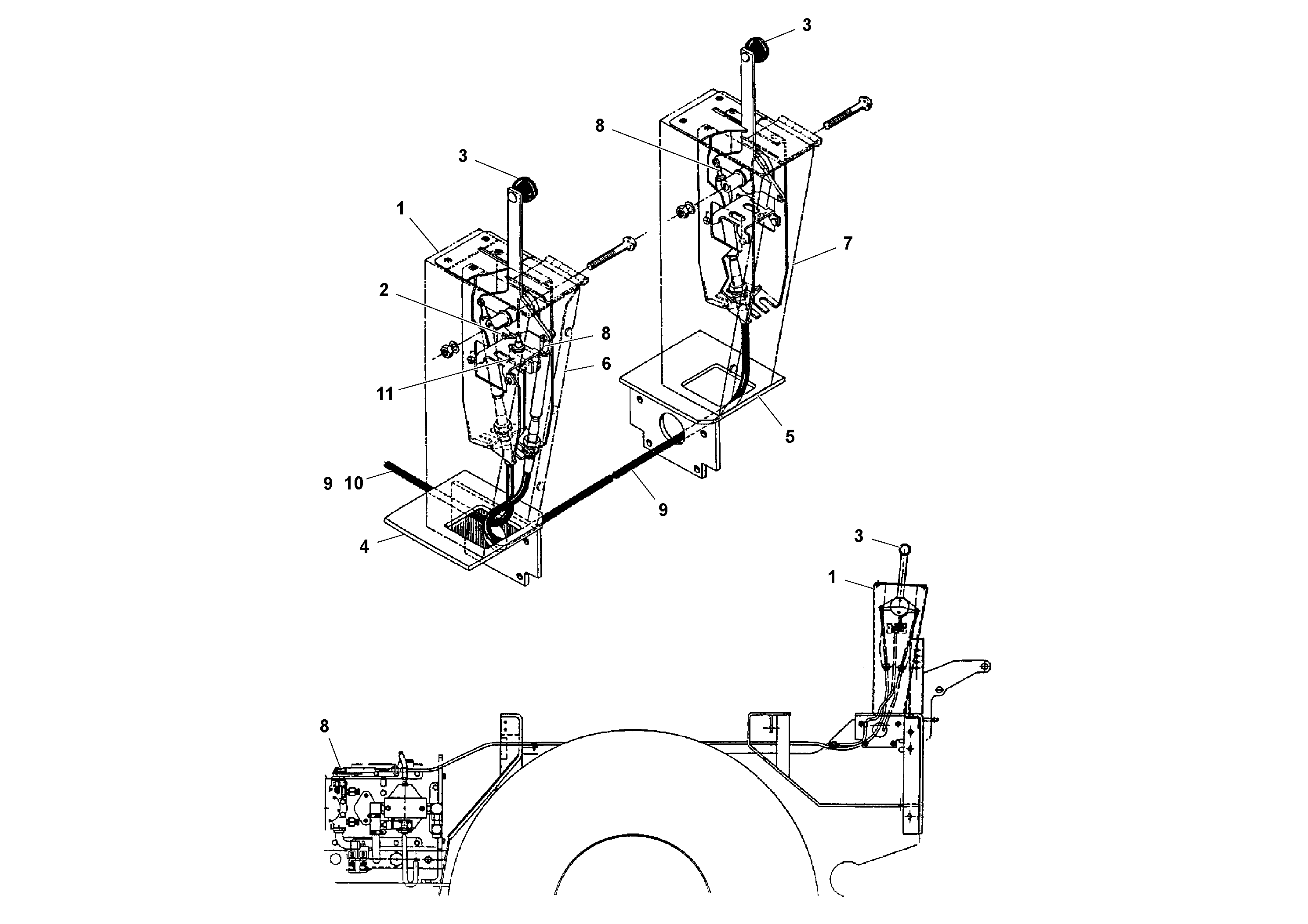 Схема запчастей Volvo PF3172/PF3200 S/N 197507- - 37306 Traction Control Arrangement 