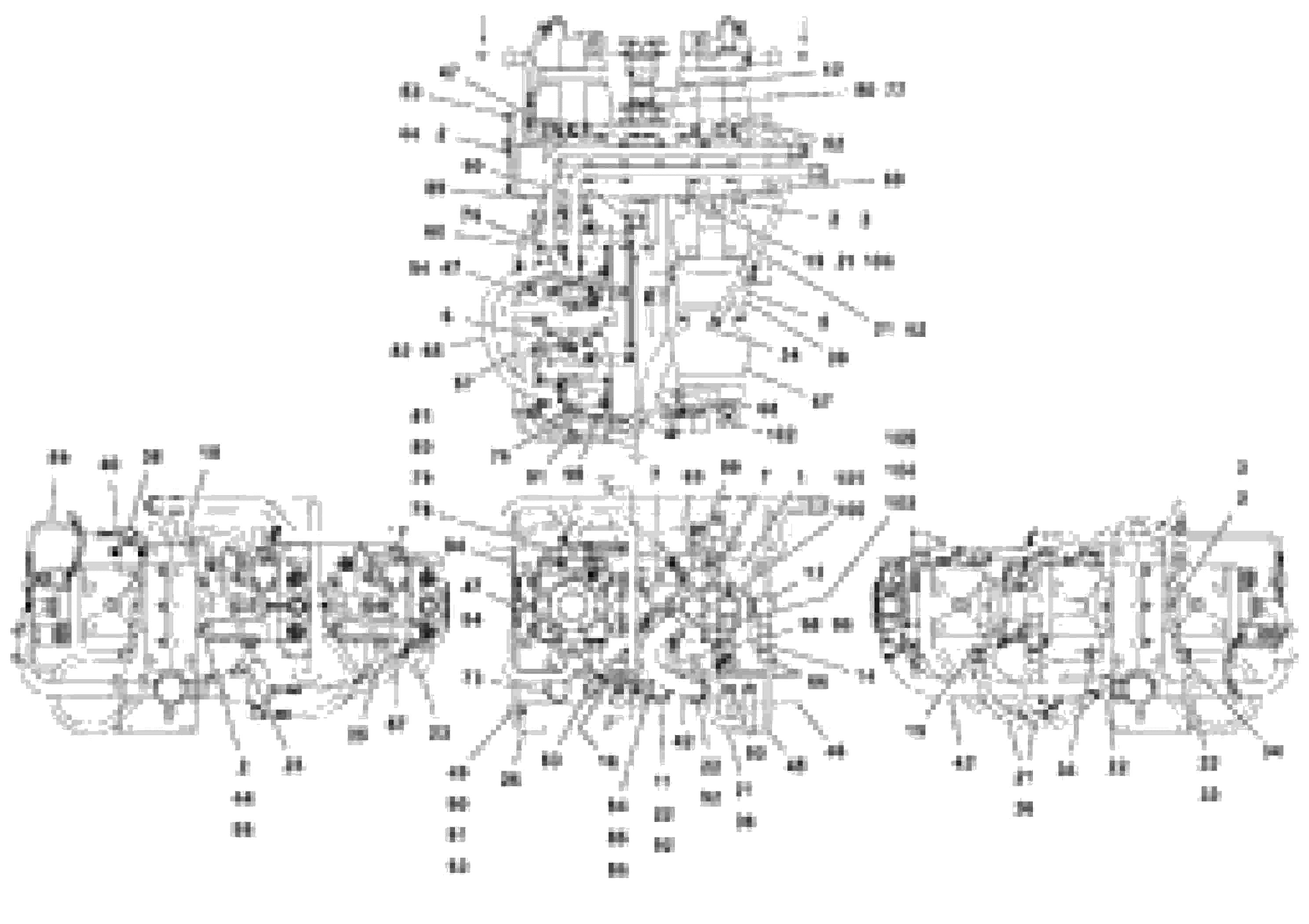 Схема запчастей Volvo PF3172/PF3200 S/N 197507- - 67642 Pump Drive Box Assembly 