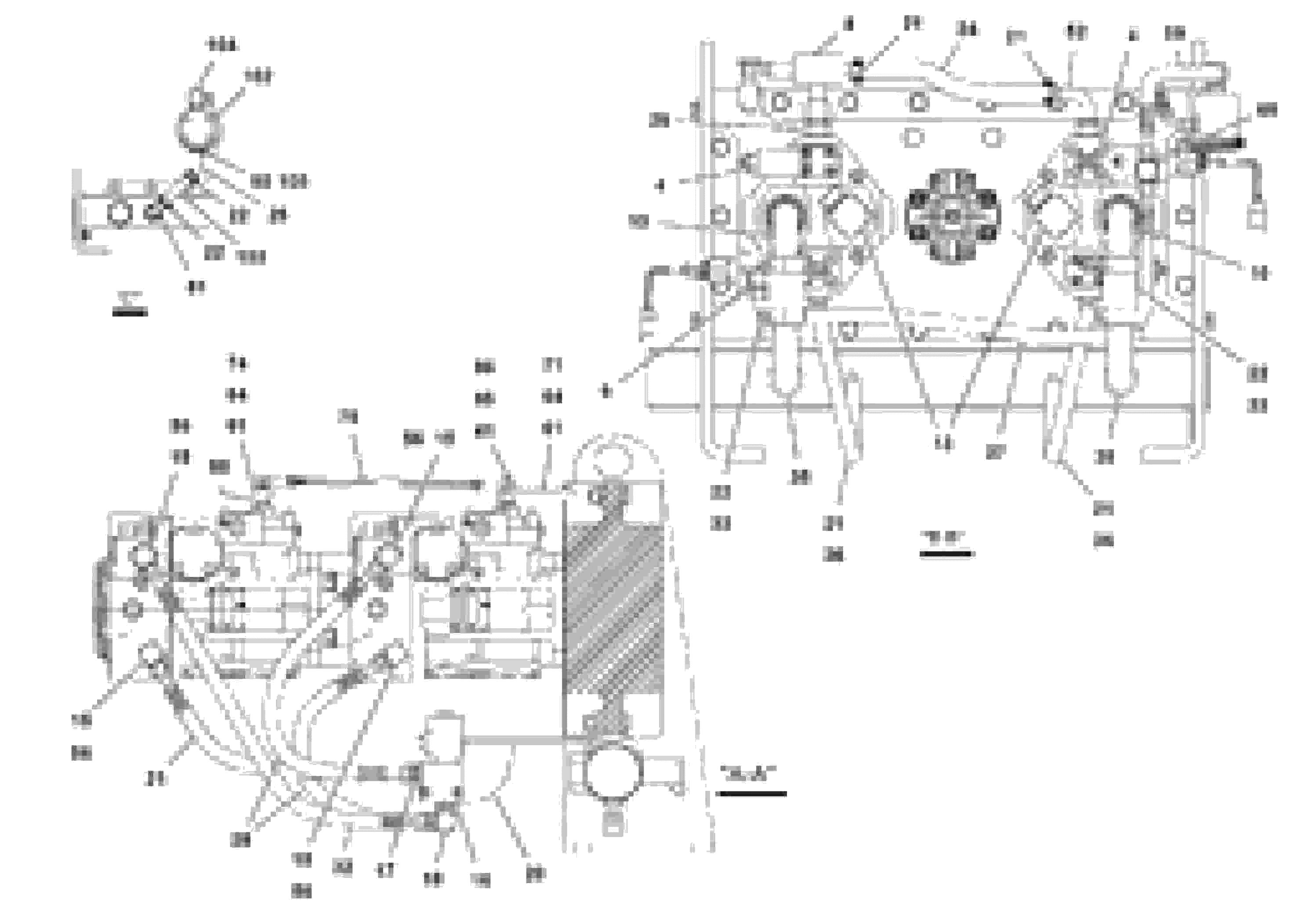 Схема запчастей Volvo PF3172/PF3200 S/N 197507- - 67643 Pump Drive Box Assembly 