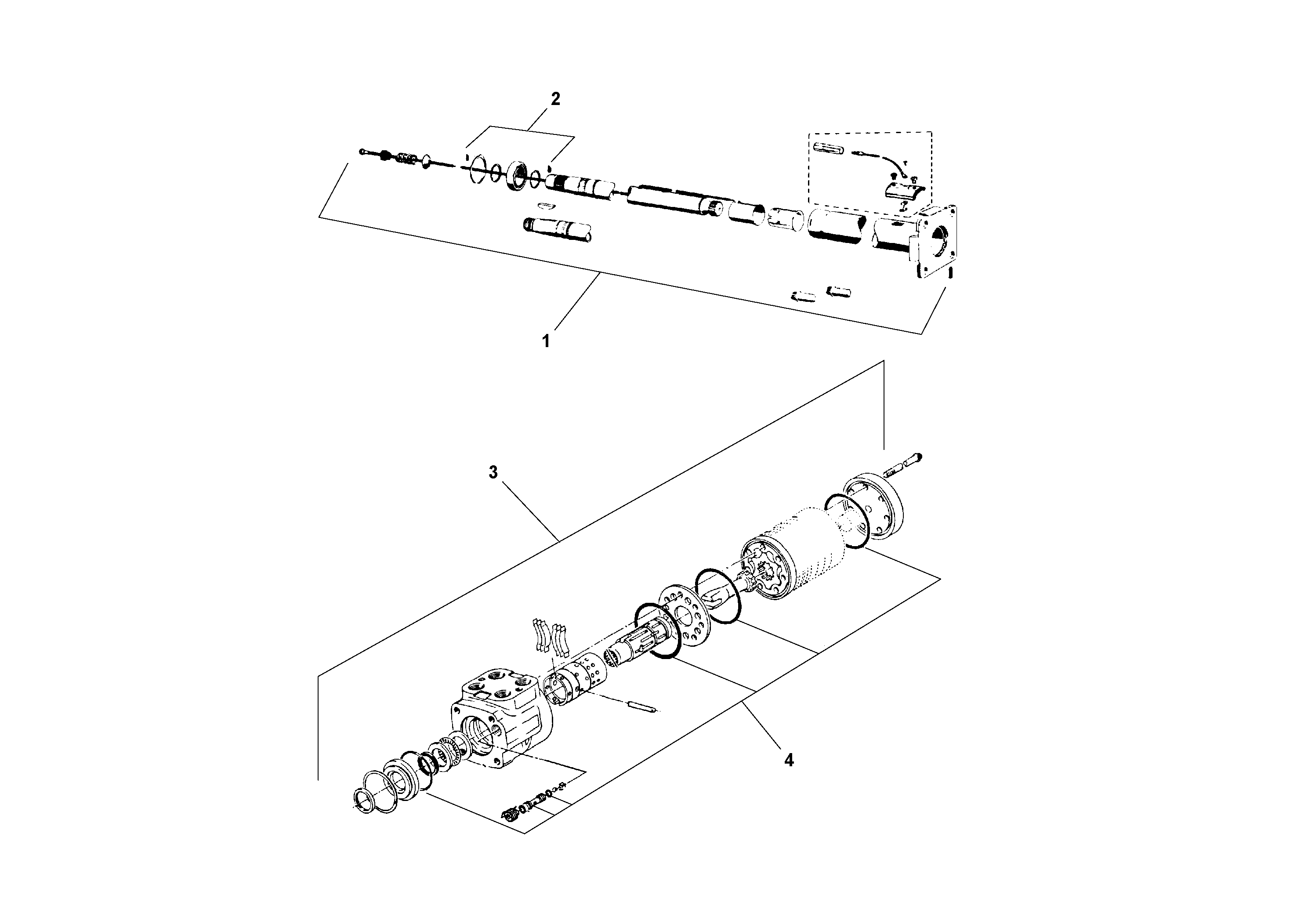 Схема запчастей Volvo PF3172/PF3200 S/N 197507- - 45944 Steering unit 