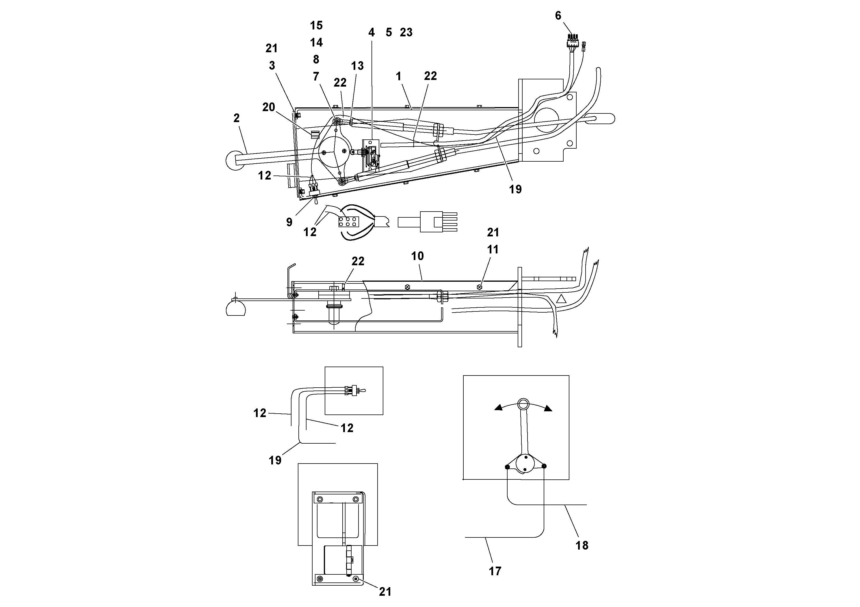 Схема запчастей Volvo PF3172/PF3200 S/N 197507- - 1060 Pedestal Assembly 