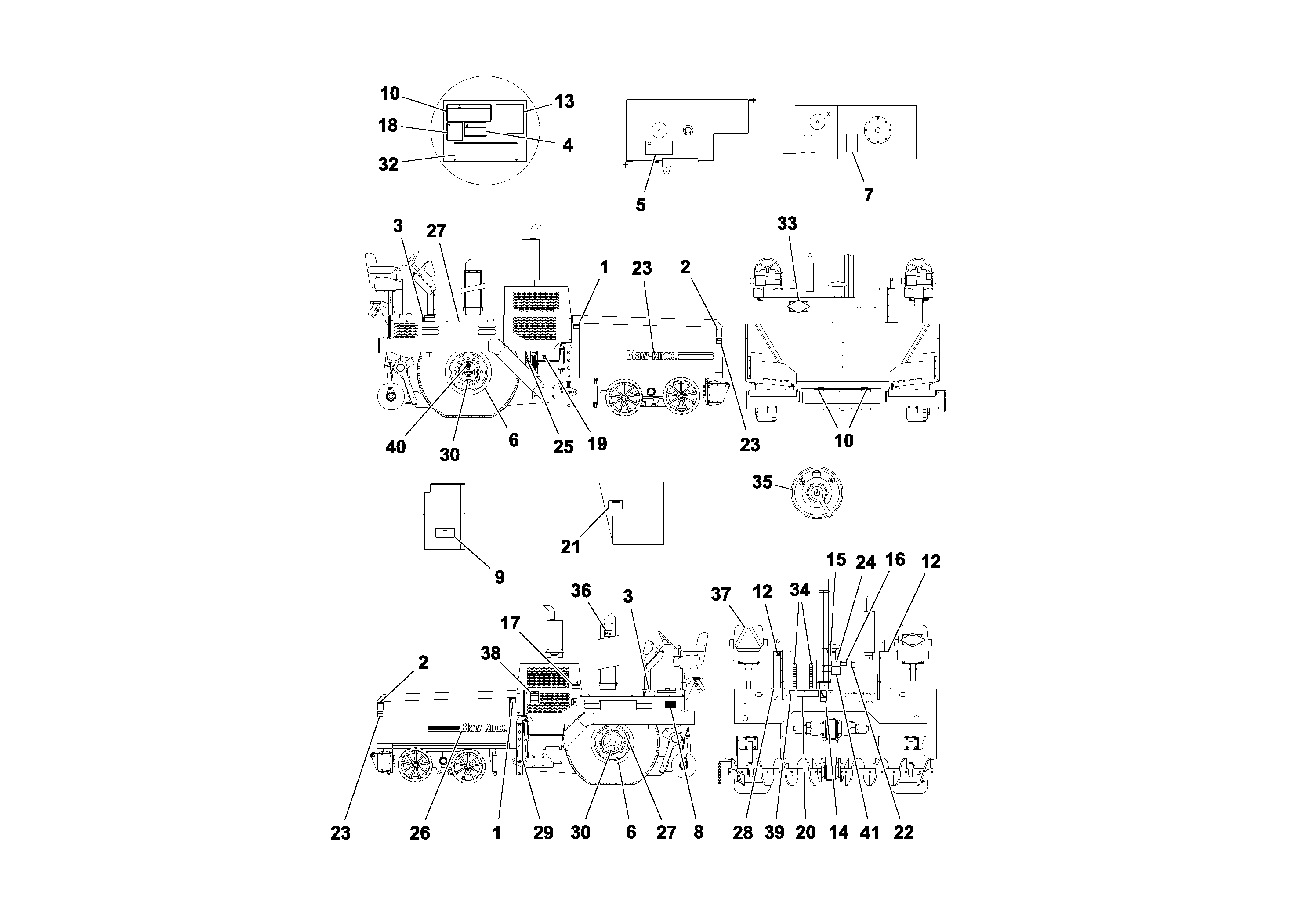 Схема запчастей Volvo PF3172/PF3200 S/N 197507- - 18755 Decal Replacement Kit 