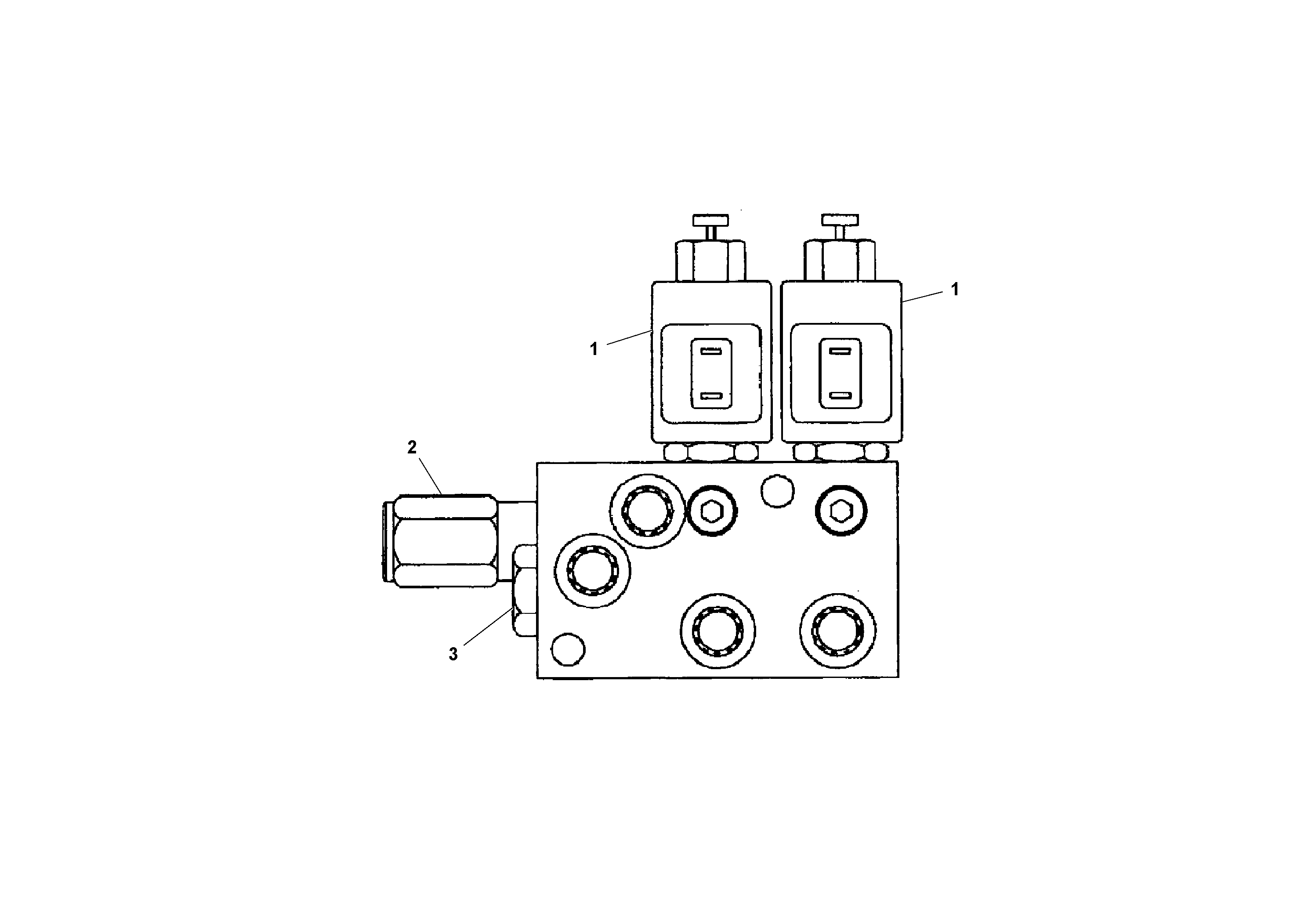 Схема запчастей Volvo PF3172/PF3200 S/N 197507- - 36530 Truck Hitch Control Valve 