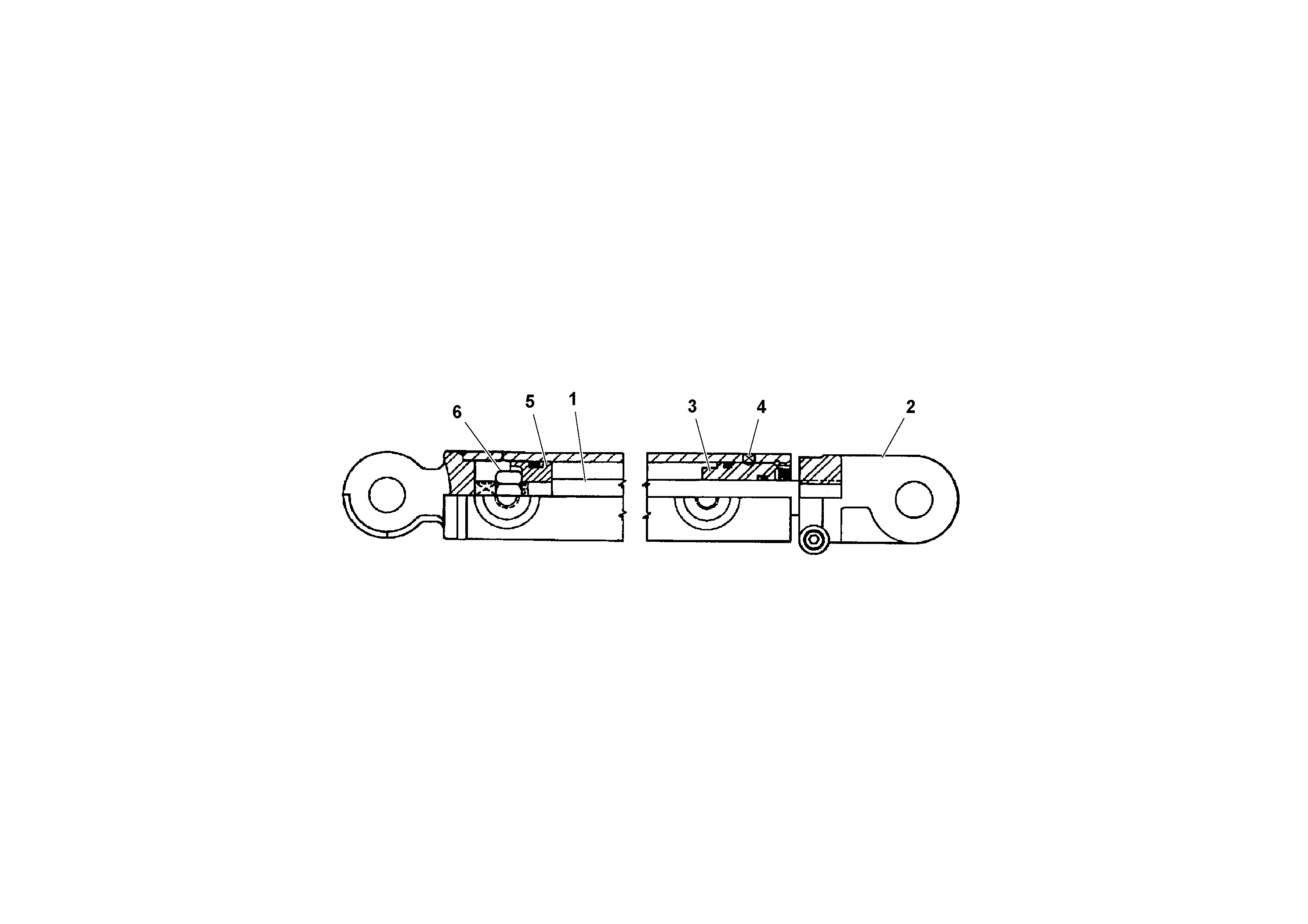 Схема запчастей Volvo PF3172/PF3200 S/N 197507- - 43393 Flowgate Cylinder 