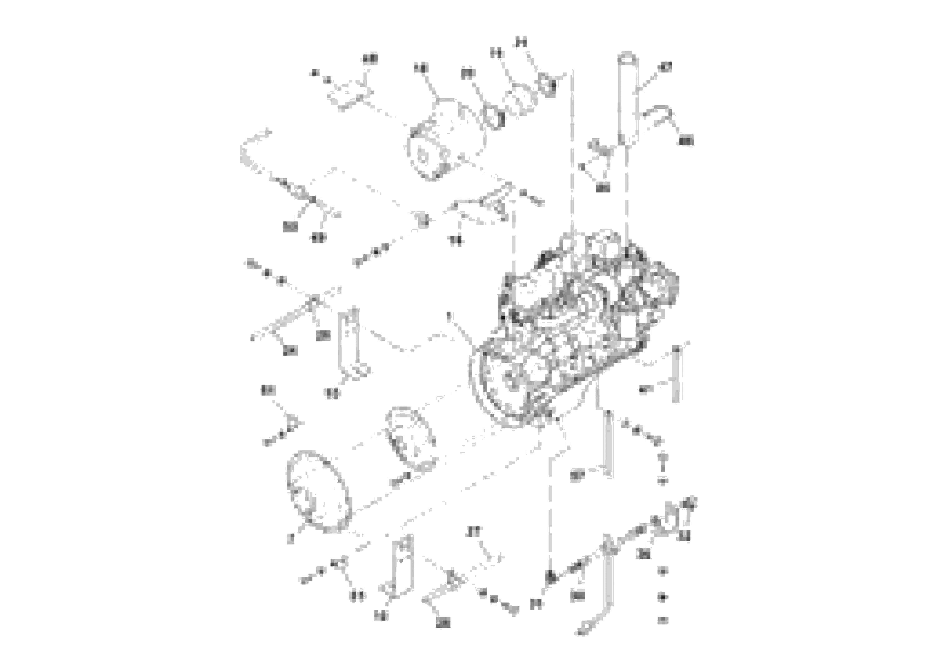 Схема запчастей Volvo PF3172/PF3200 S/N 197507- - 71910 Engine and Accessories 