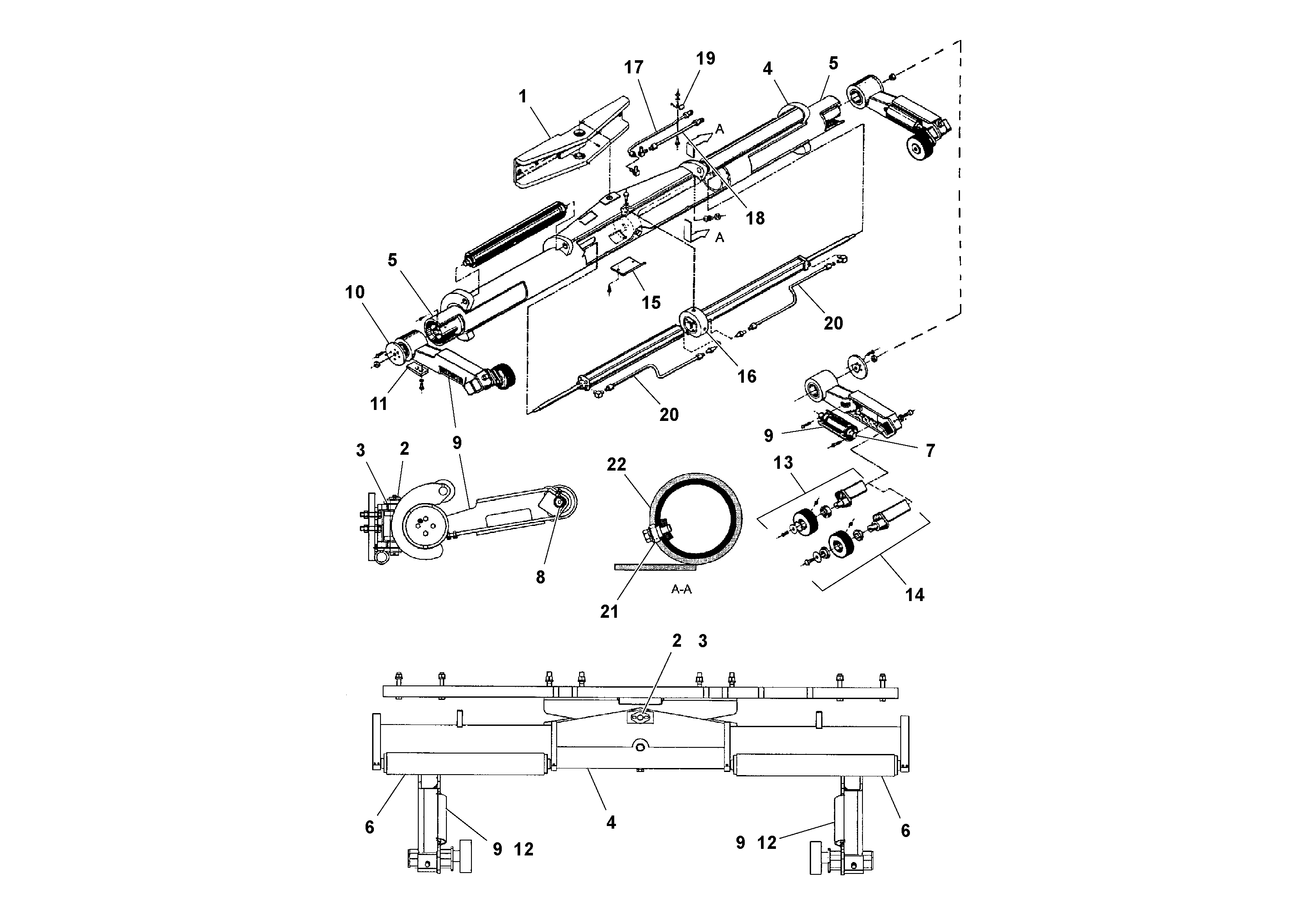 Схема запчастей Volvo PF3172/PF3200 S/N 197507- - 47980 Truck Hitch 